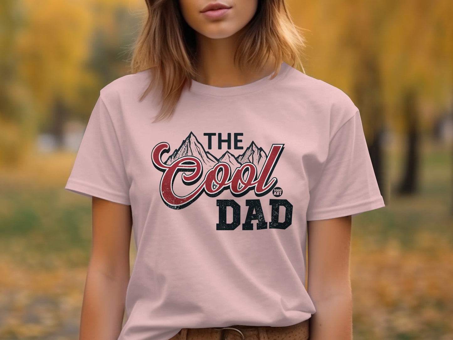 The Cool Dad Mountain Graphic T-Shirt for Trendy Parents