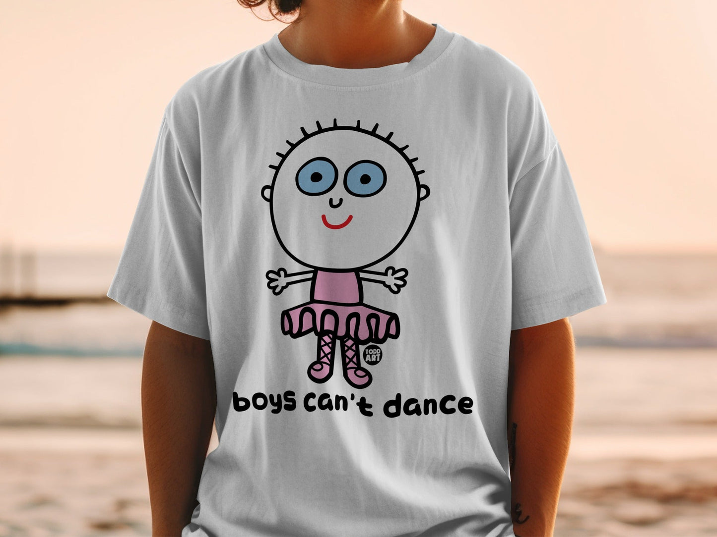 Boys Can't Dance Illustrated Character T-Shirt Product