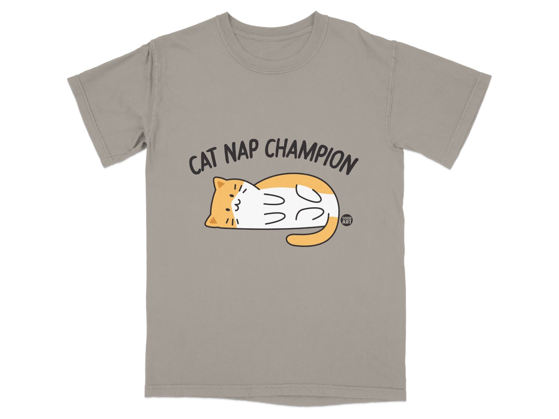 Cat Nap Champion Graphic T-Shirt for Cat Lovers