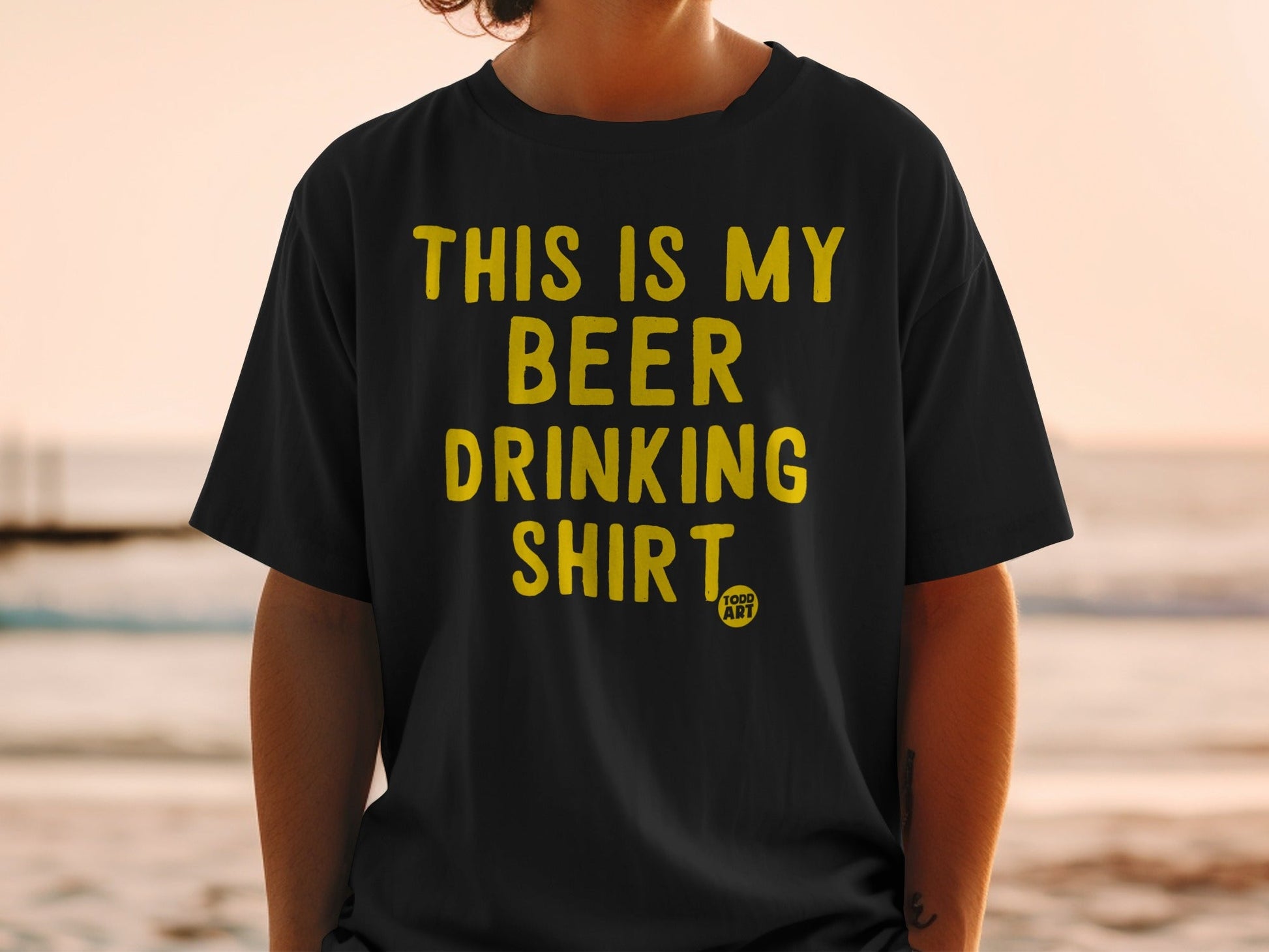 This Is My Beer Drinking Shirt Graphic Tee