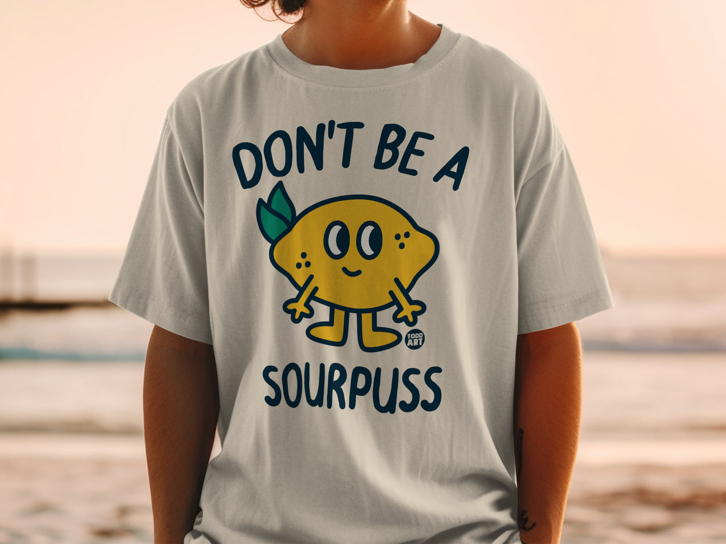 Don't Be A Sourpuss Funny Lemon Character shirt product type