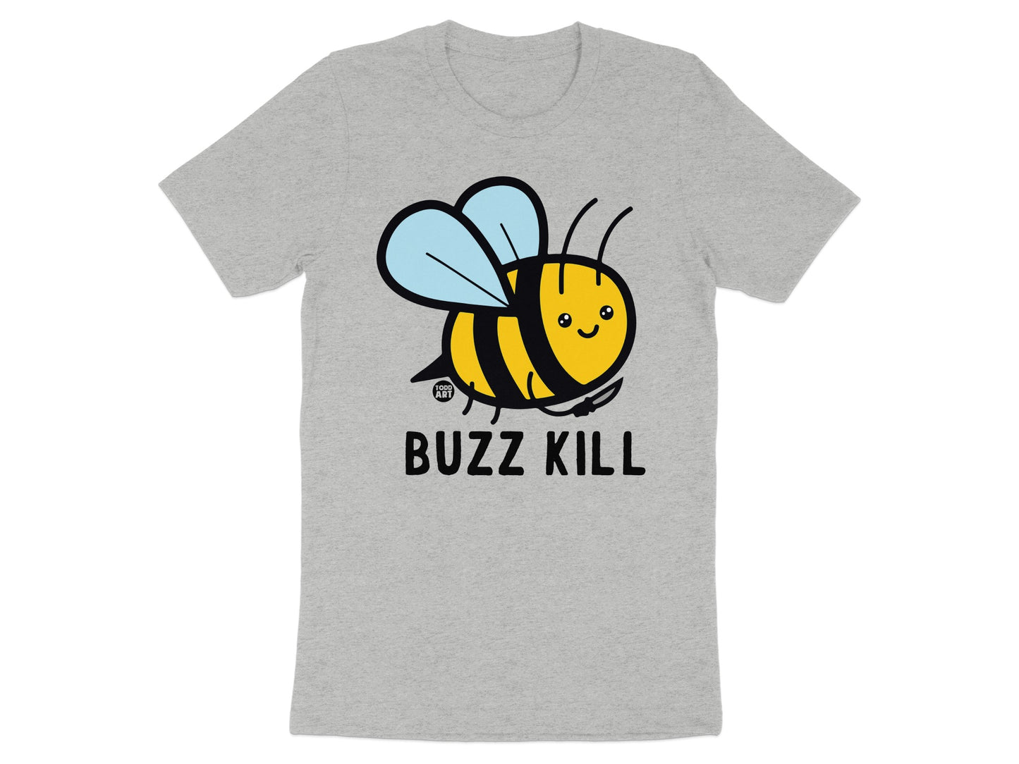 Fun Bee Buzz Kill Graphic Tee Shirt