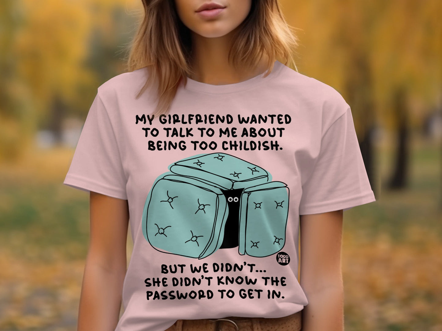 My Girlfriend Wanted To Talk Funny T-Shirt product type