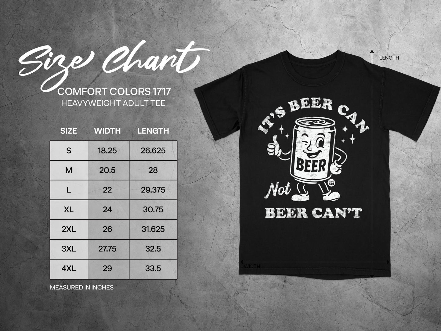 It's Beer Can Not Beer Can't Heavyweight Adult Tee