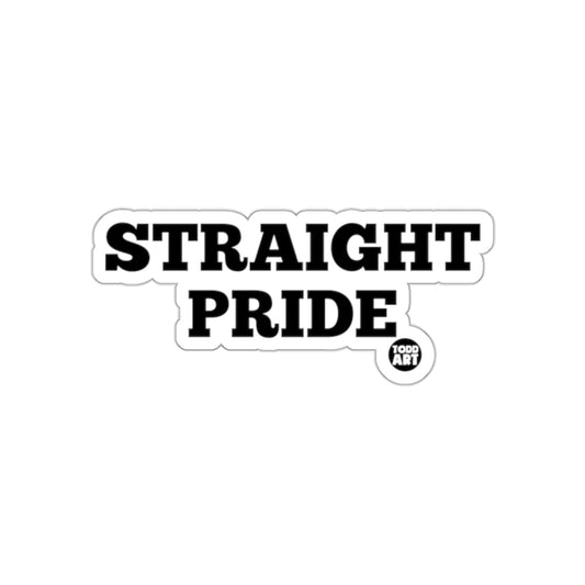Straight Pride Todd Art decal sticker