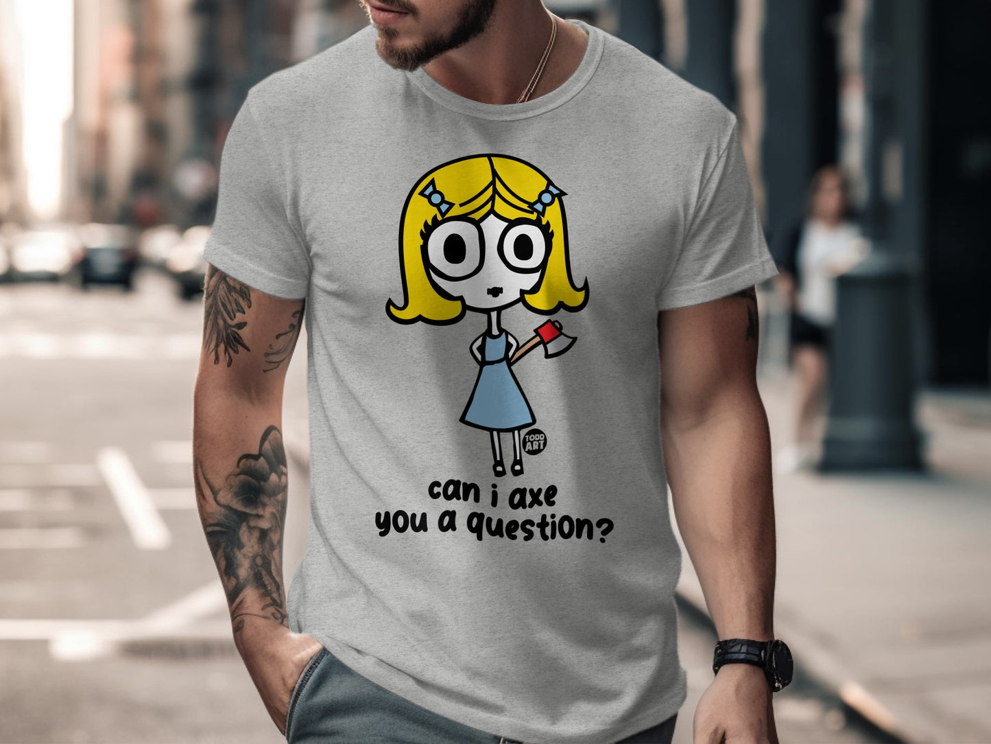 Can I Axe You a Question Graphic T-Shirt