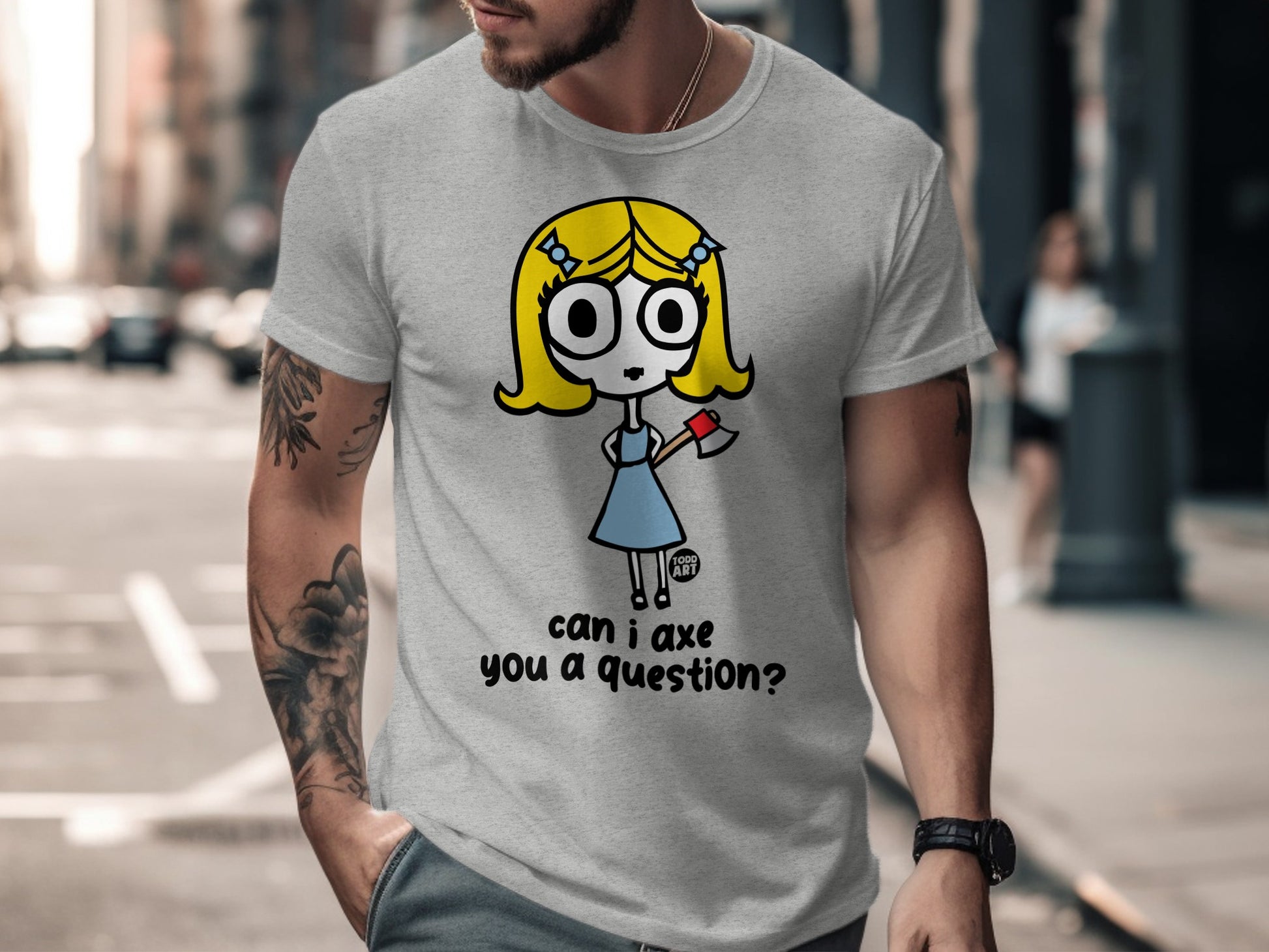 Can I Axe You a Question Graphic T-Shirt