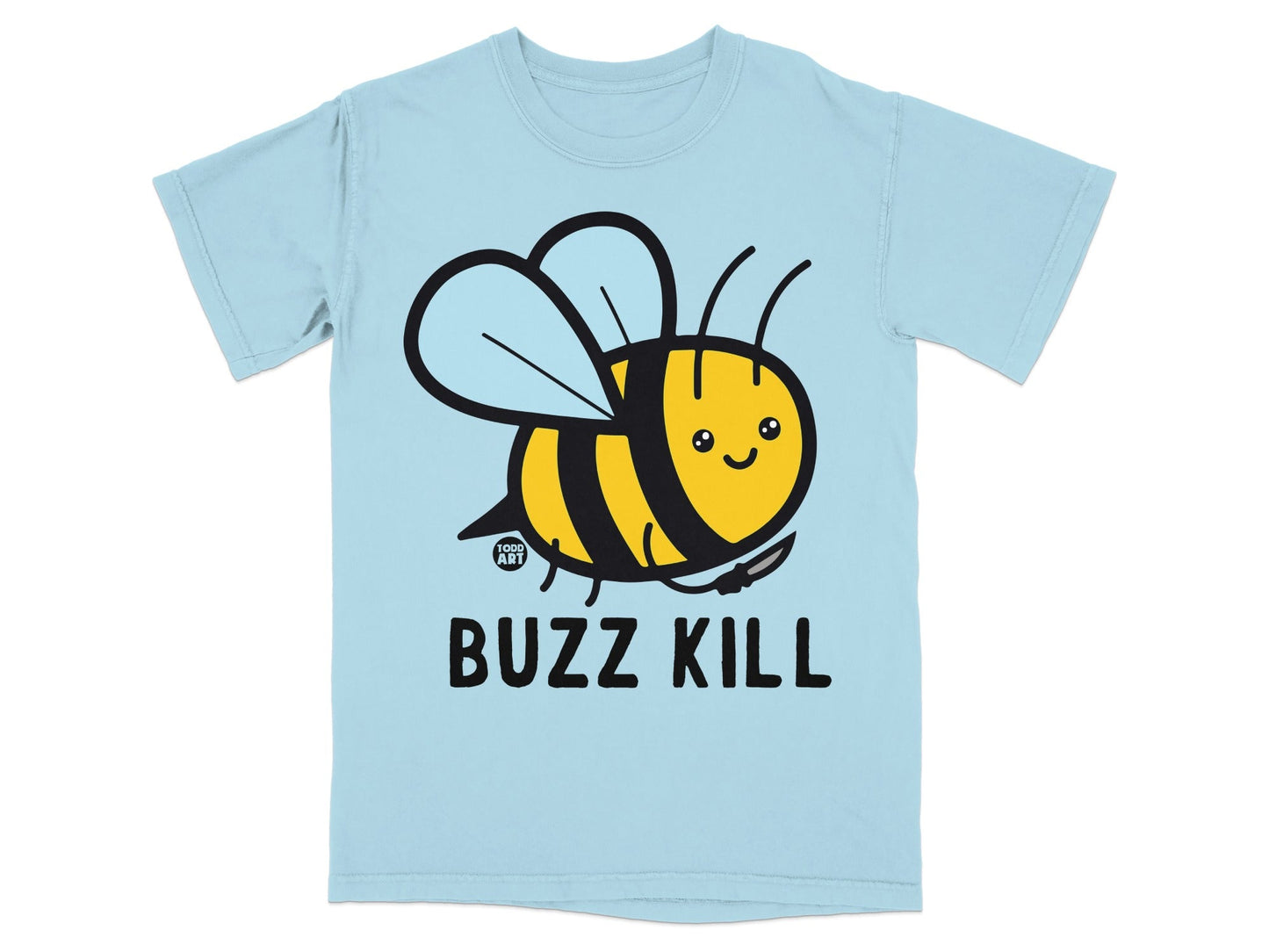 Buzz Kill Bee Graphic Unisex T-Shirt Fun Design