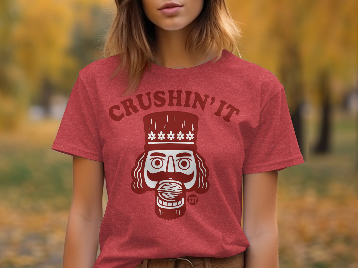 Crushin' It Nutcracker Themed Graphic T-shirt