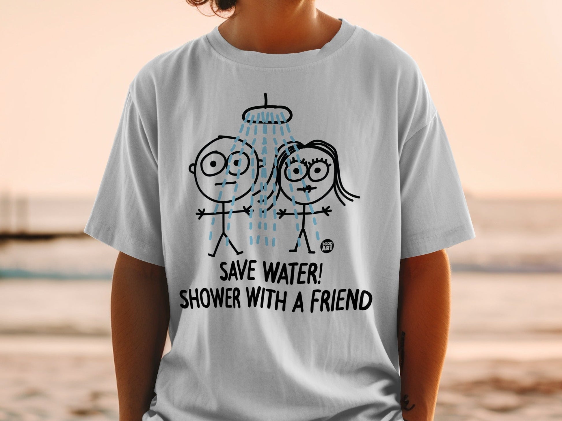 Save Water Shower With A Friend Funny T-Shirt
