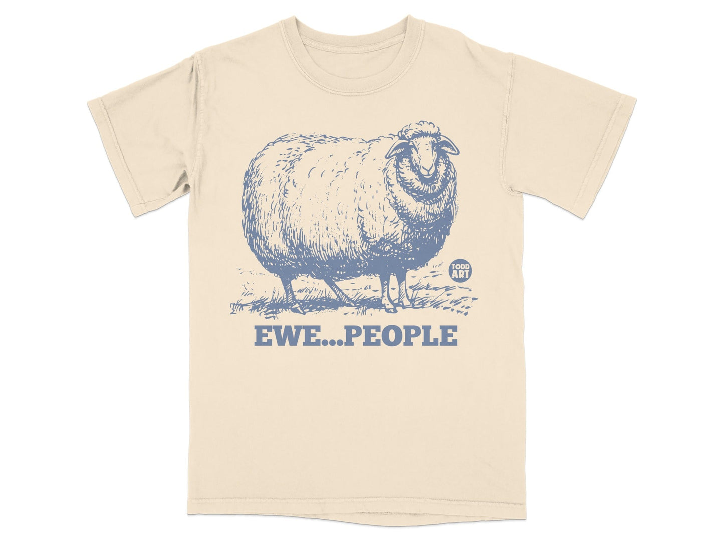 Ewe...People Funny Graphic Sheep T-Shirt for Humor