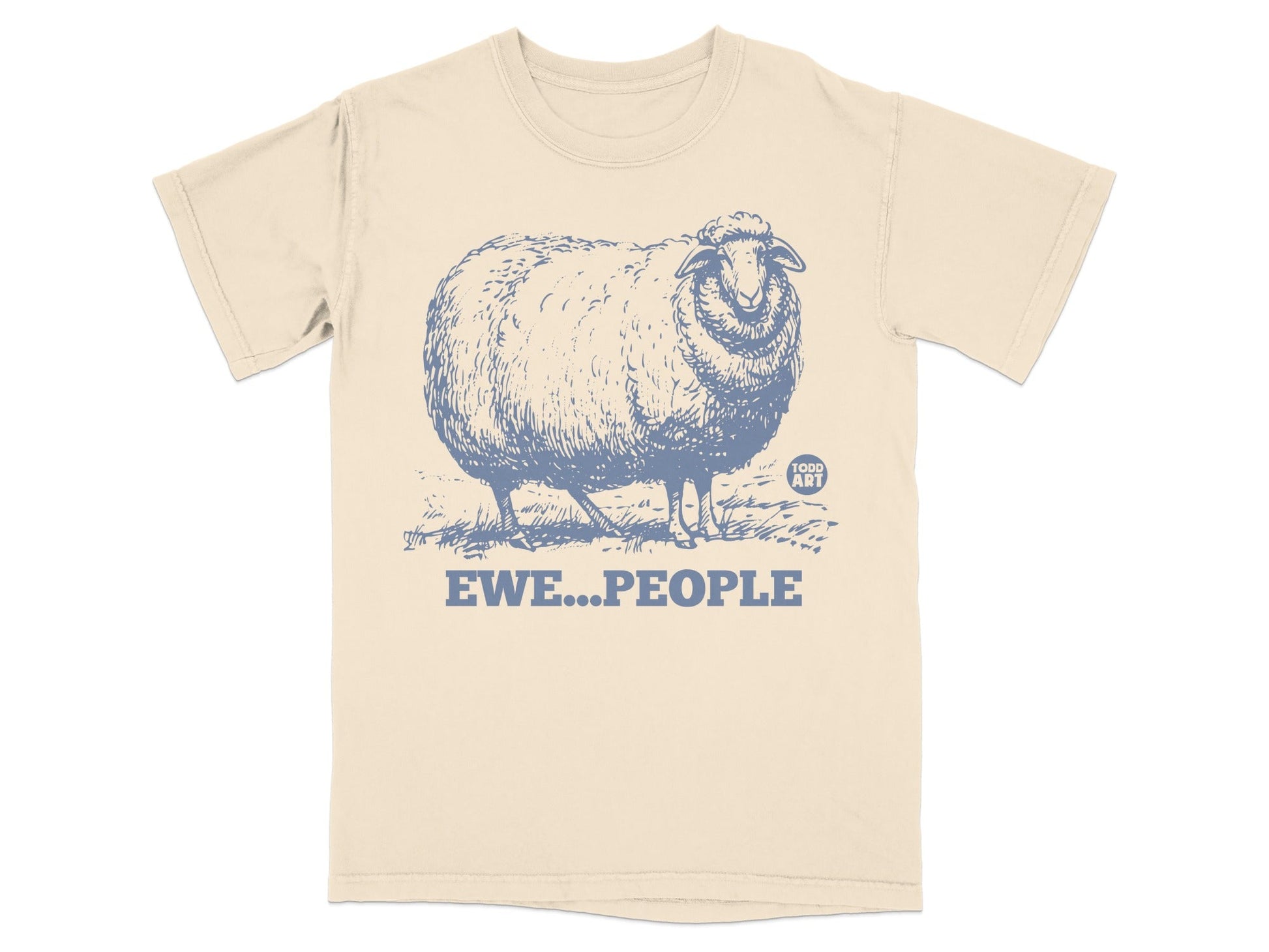 Ewe...People Funny Graphic Sheep T-Shirt for Humor