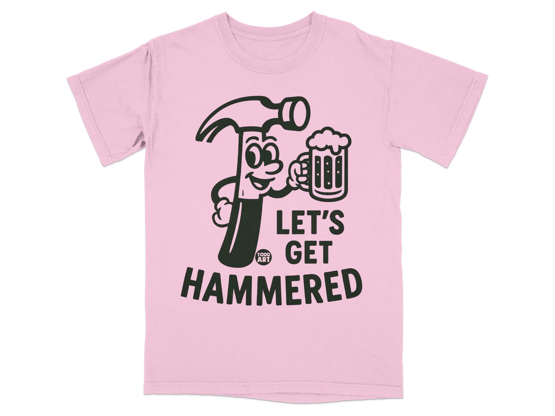 Let's Get Hammered Funny Graphic T-Shirt
