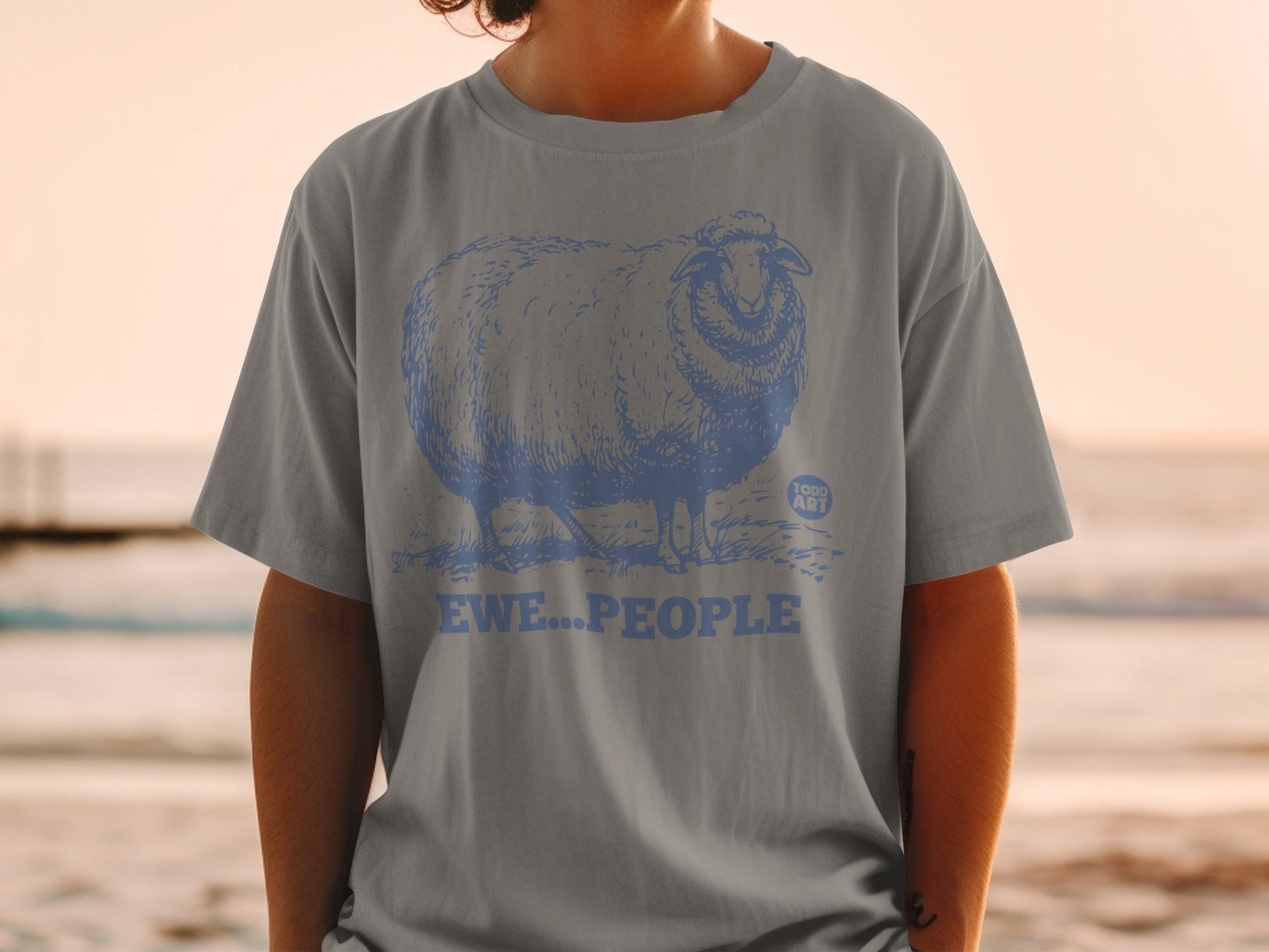 Ewe People Graphic T-Shirt for Animal Lovers Apparel