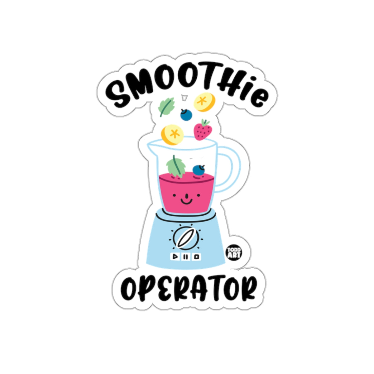 Smoothie Operator Sticker Fun Kitchen D√©cor