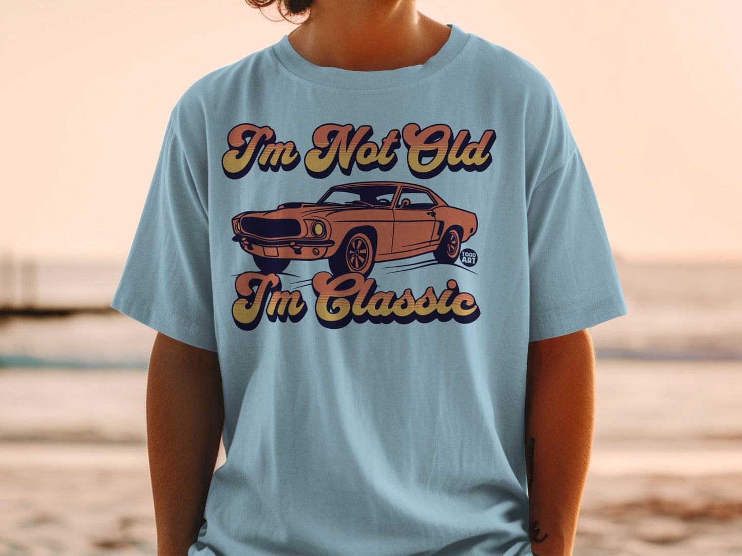 I'm Not Old I'm Classic Vintage Car Graphic T-Shirt