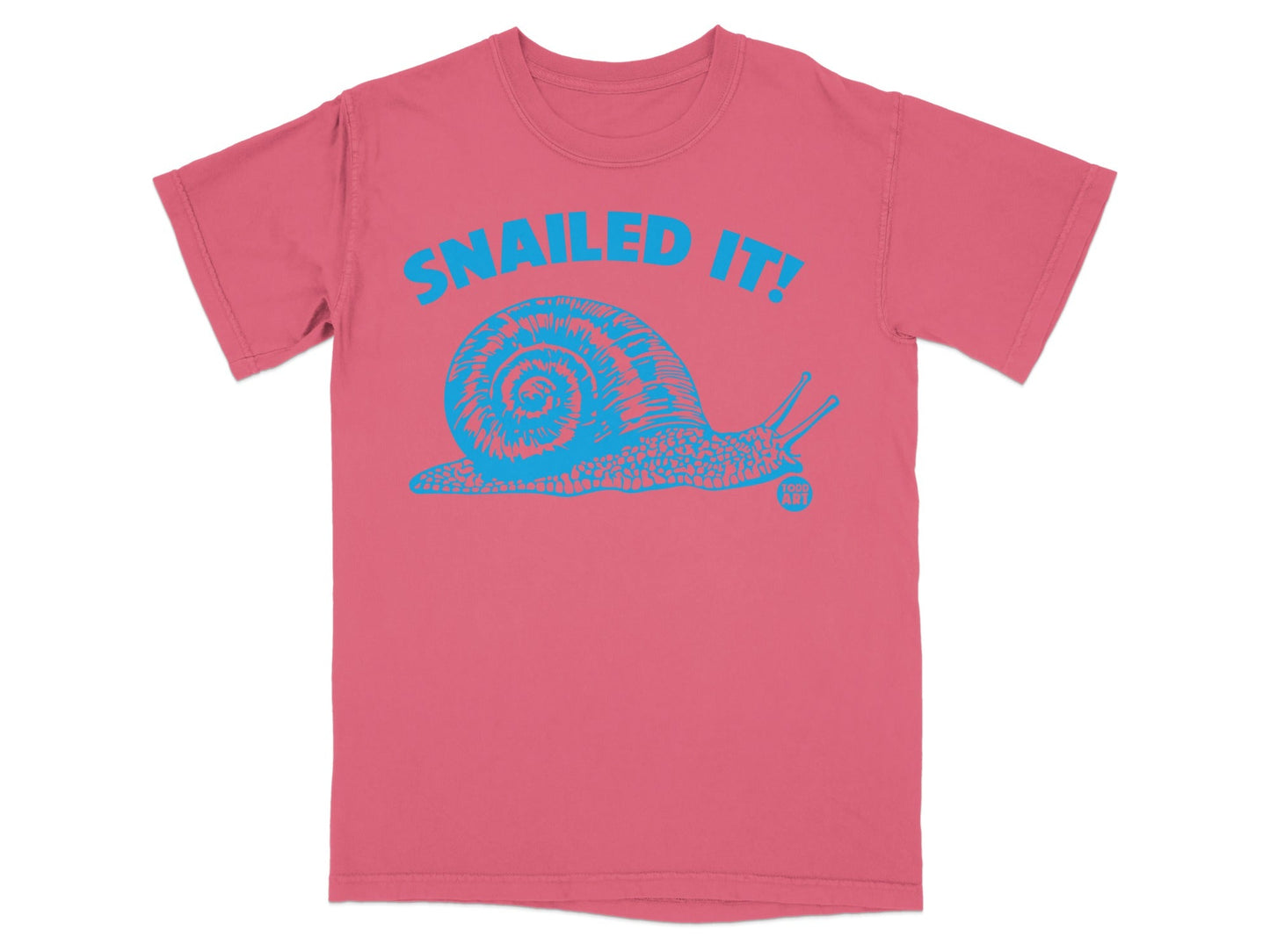 Snailed It Graphic Snail Fun Slogan T-shirt Product