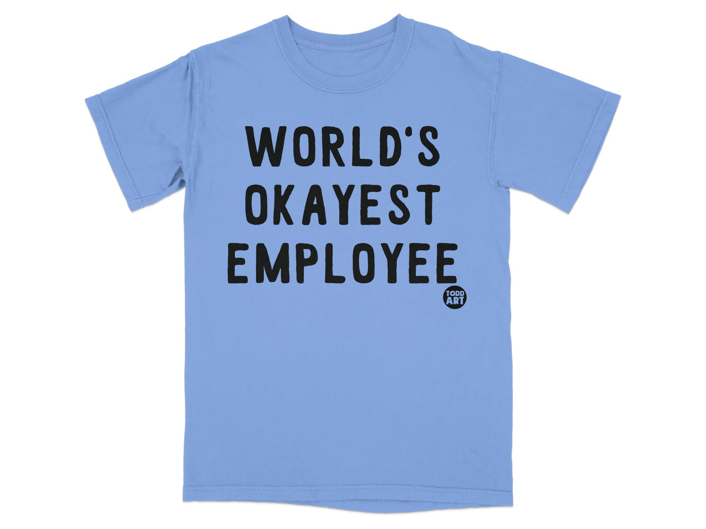 World's Okayest Employee Funny Graphic Tee