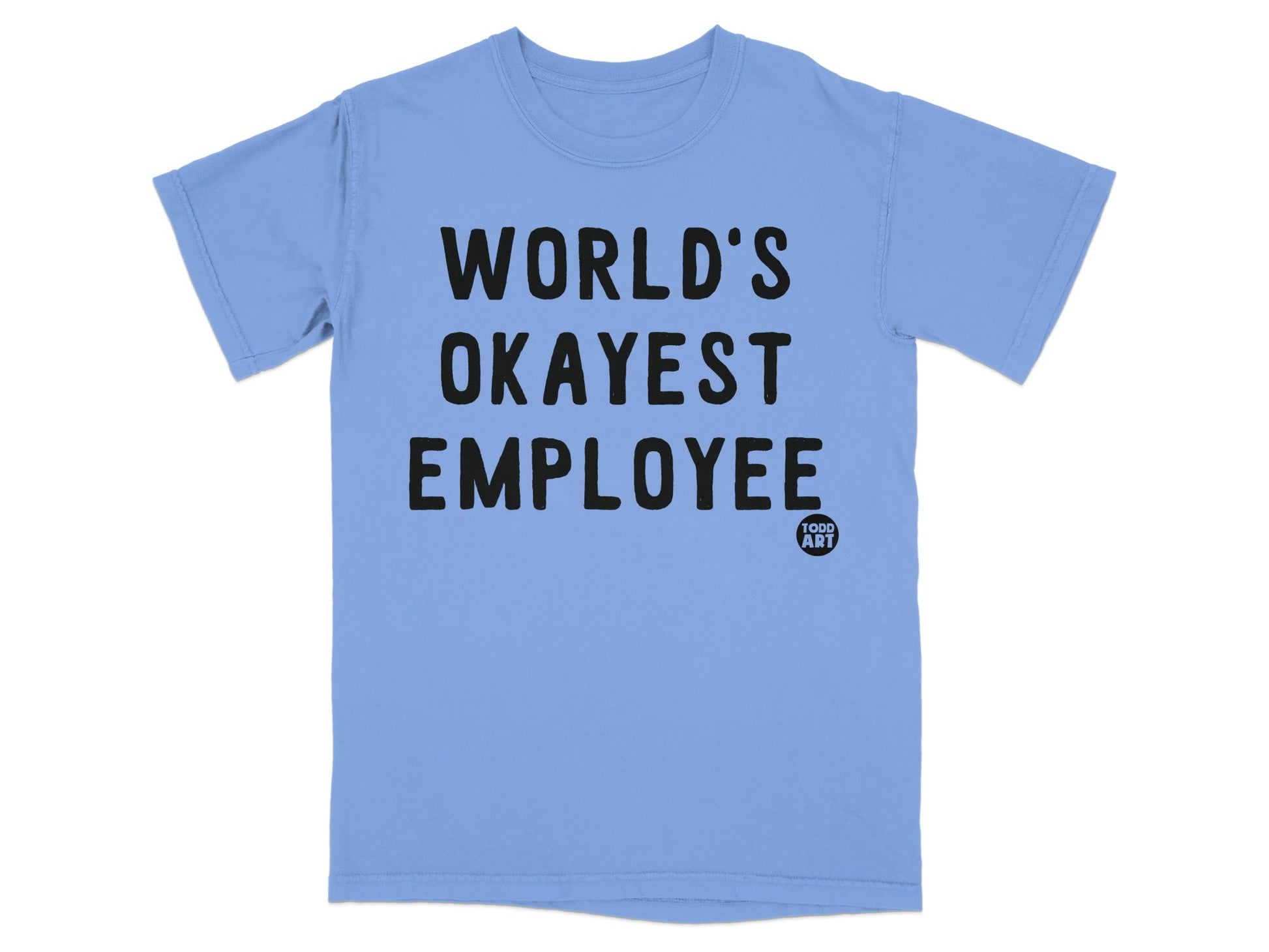 World's Okayest Employee Funny Graphic Tee