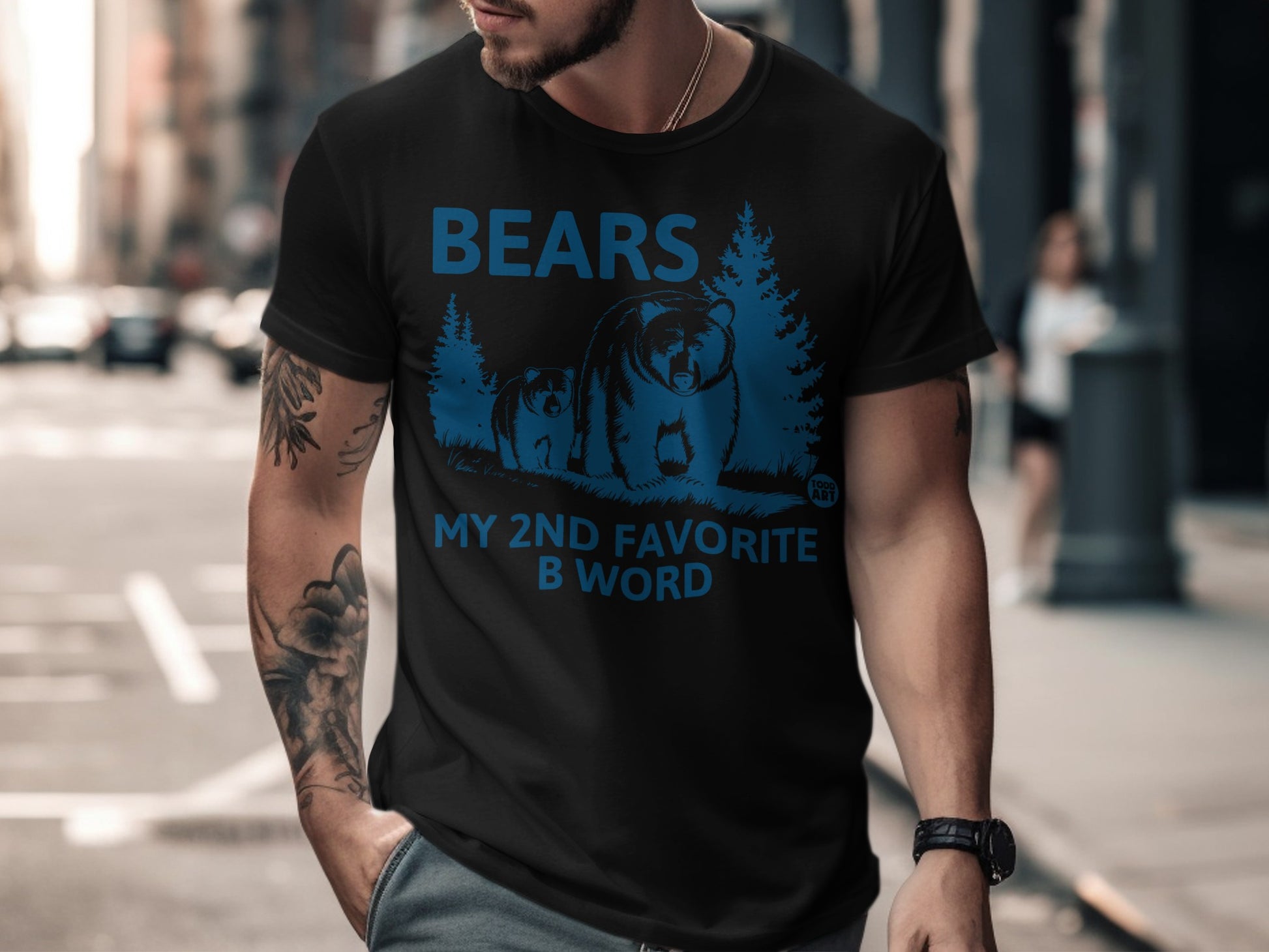 Bears My 2nd Favorite B Word Graphic Shirt