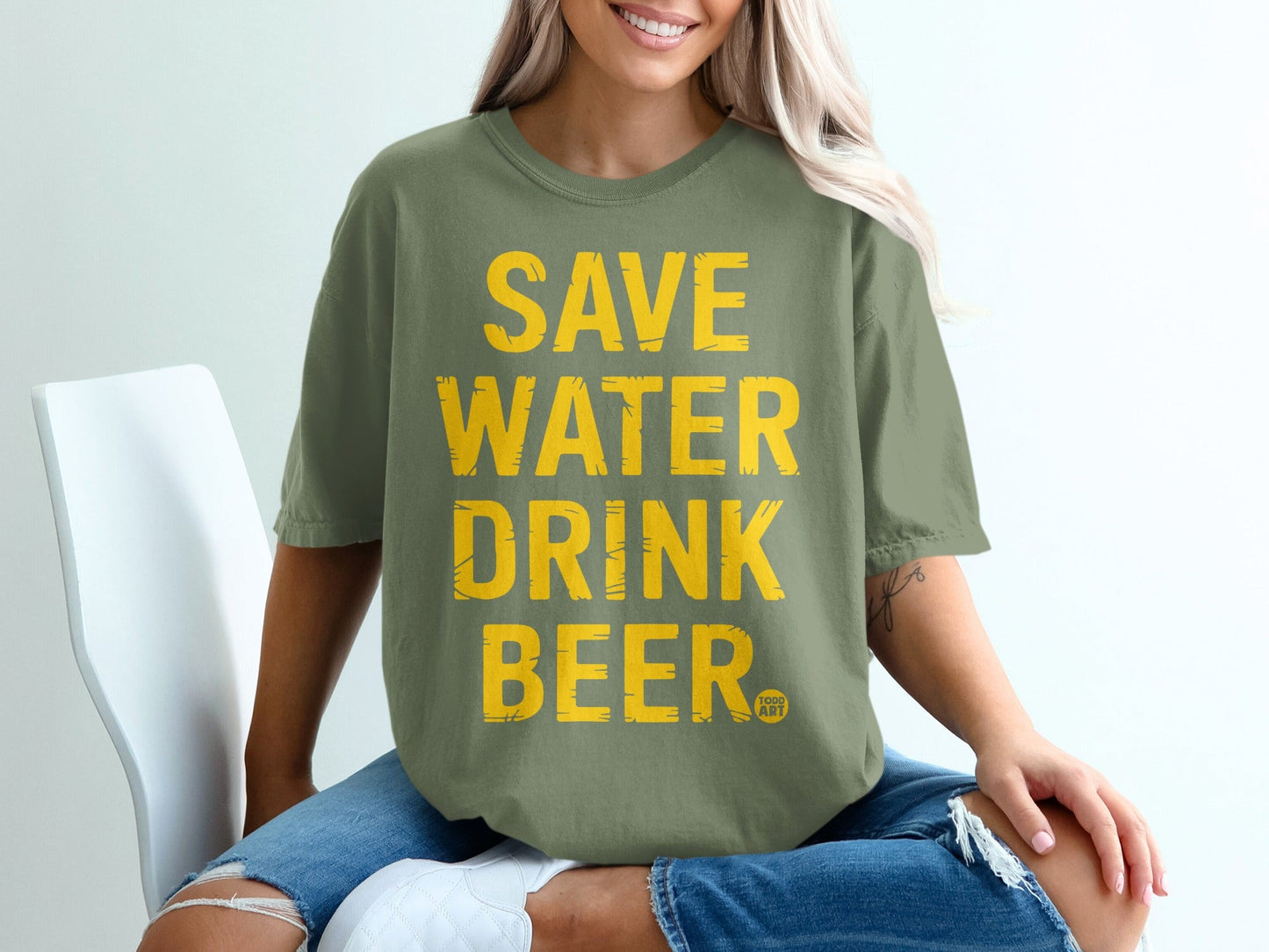 Save Water Drink Beer Graphic Tee