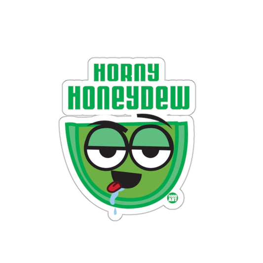 Horny Honeydew Fun Cartoon Sticker for Kids and Adults