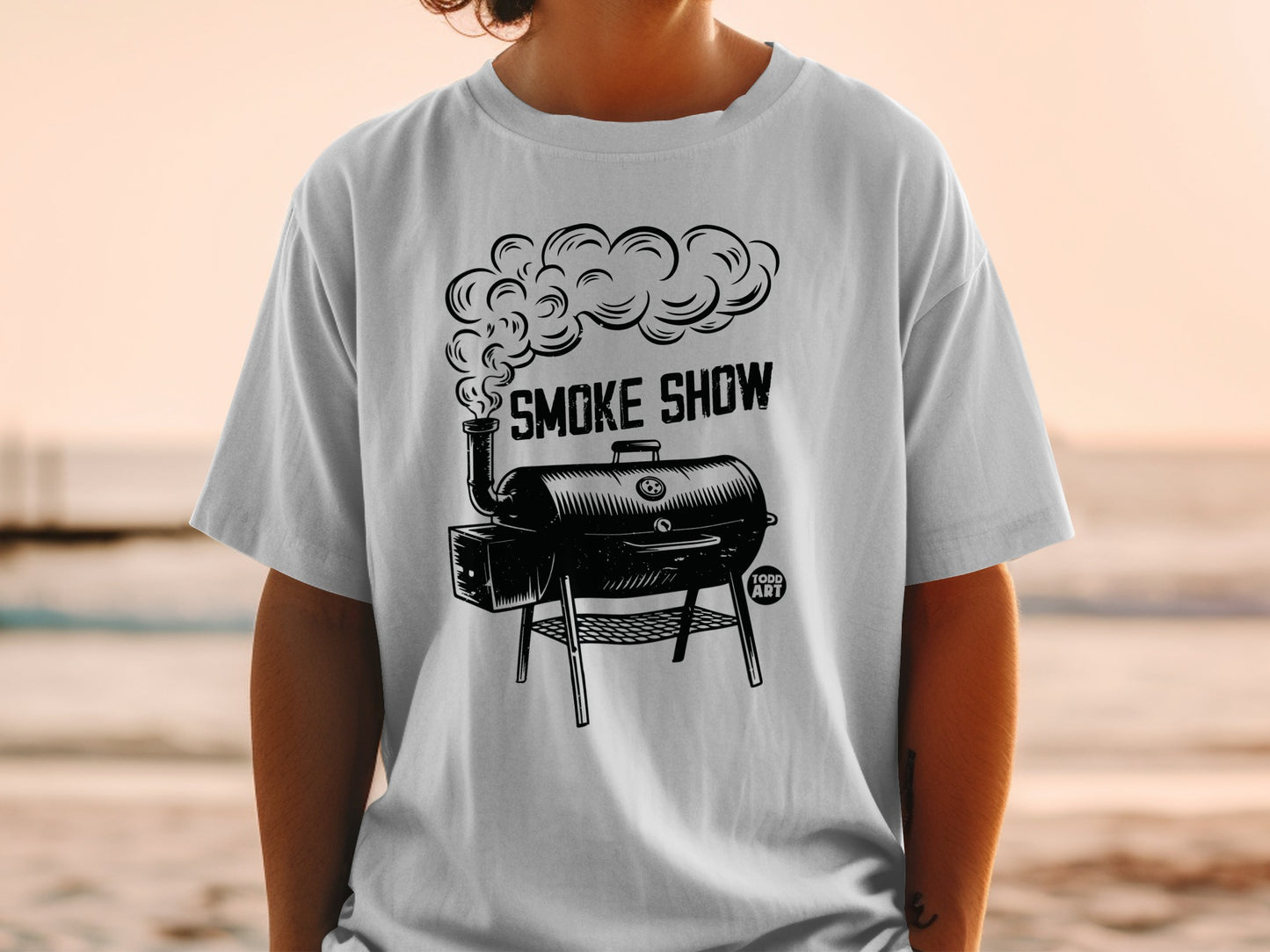 BBQ Smoker Grill Smoke Show FOOD ART TODD ART product type