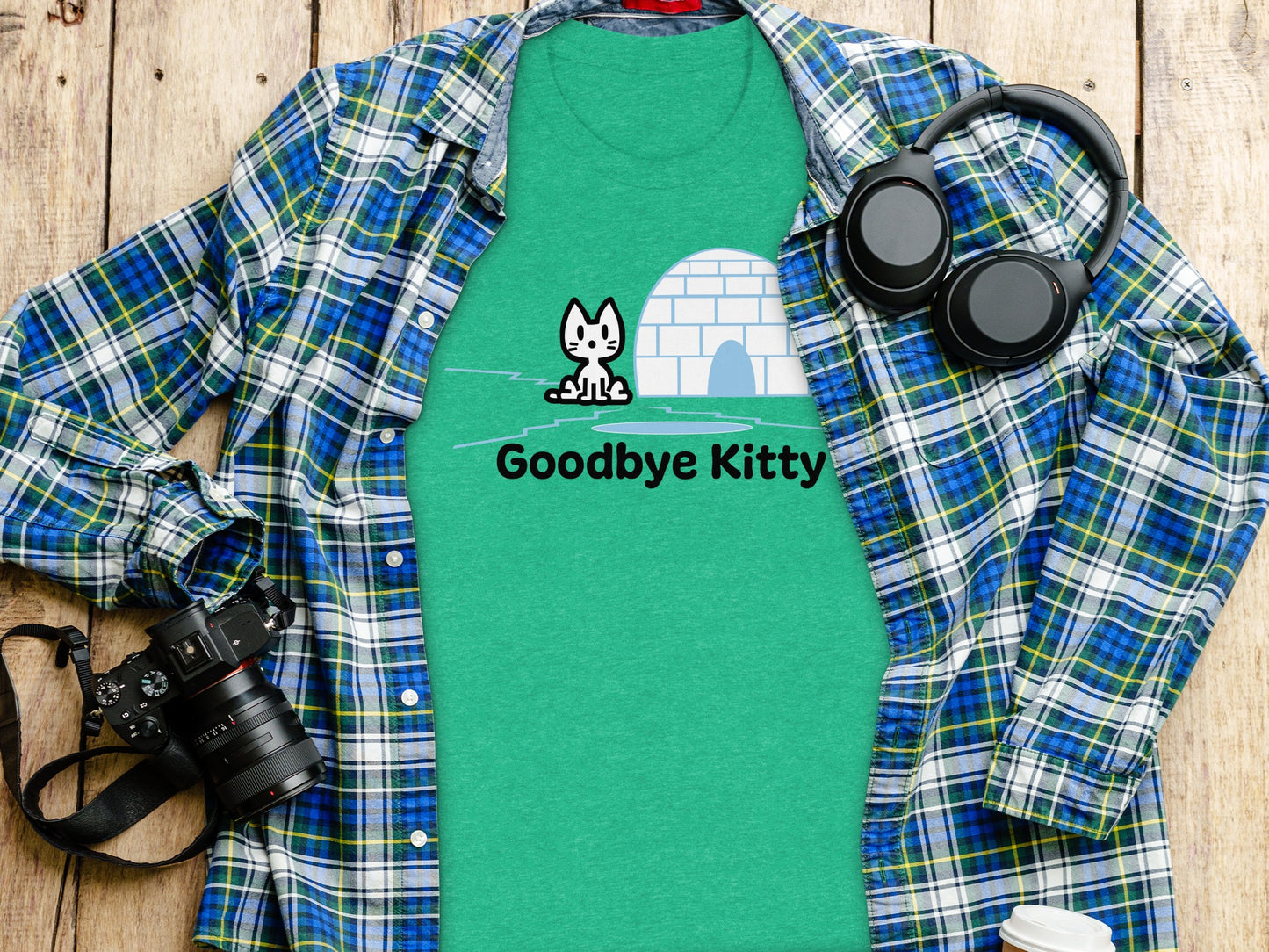 Goodbye Kitty Graphic T-Shirt for Cat Lovers