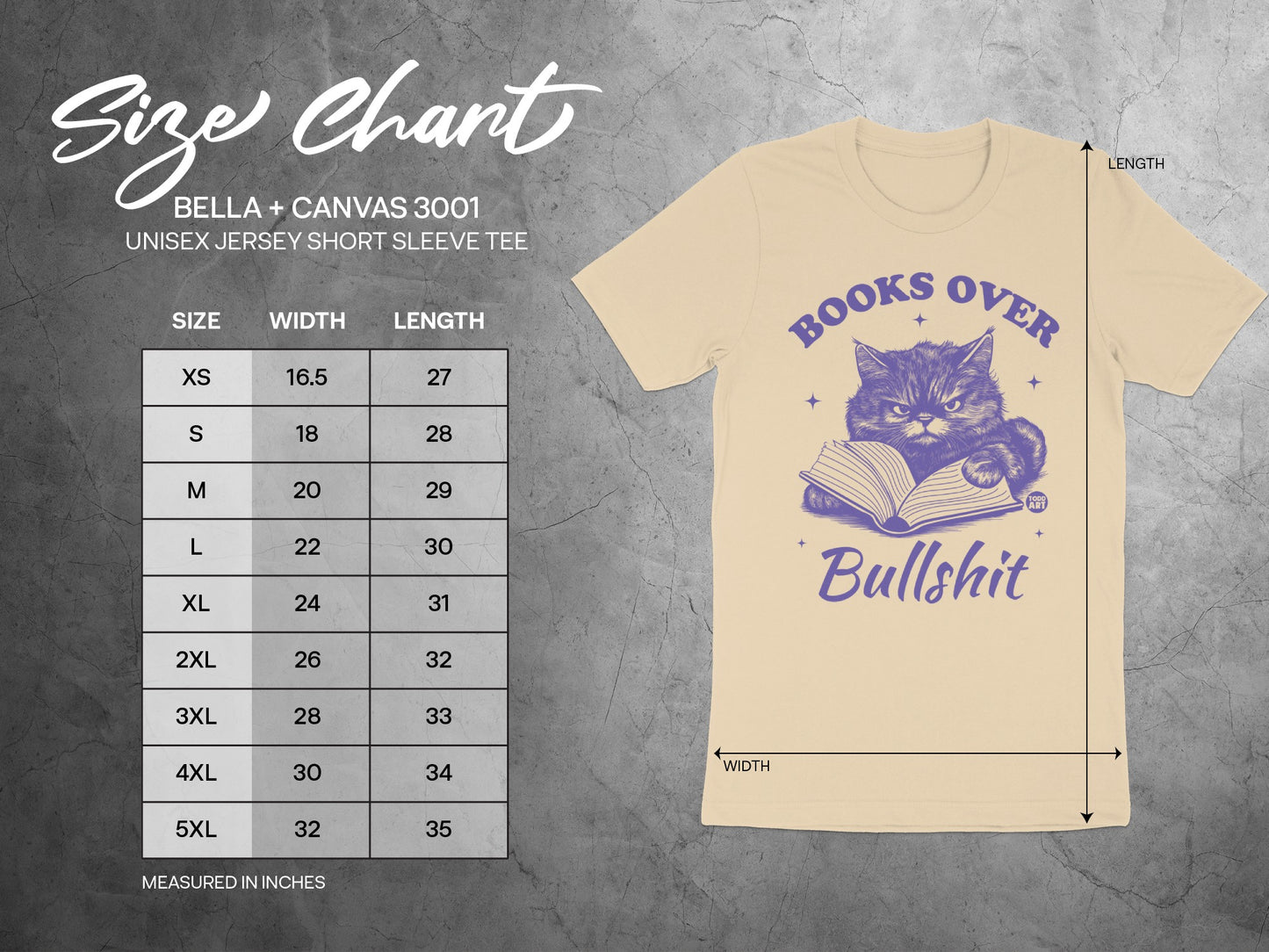 Books Over Bullshit Unisex Jersey Short Sleeve Tee