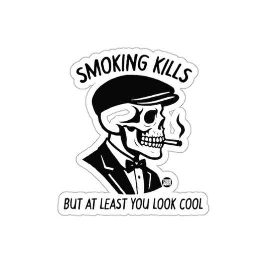 Smoking Kills But At Least You Look Cool Graphic sticker