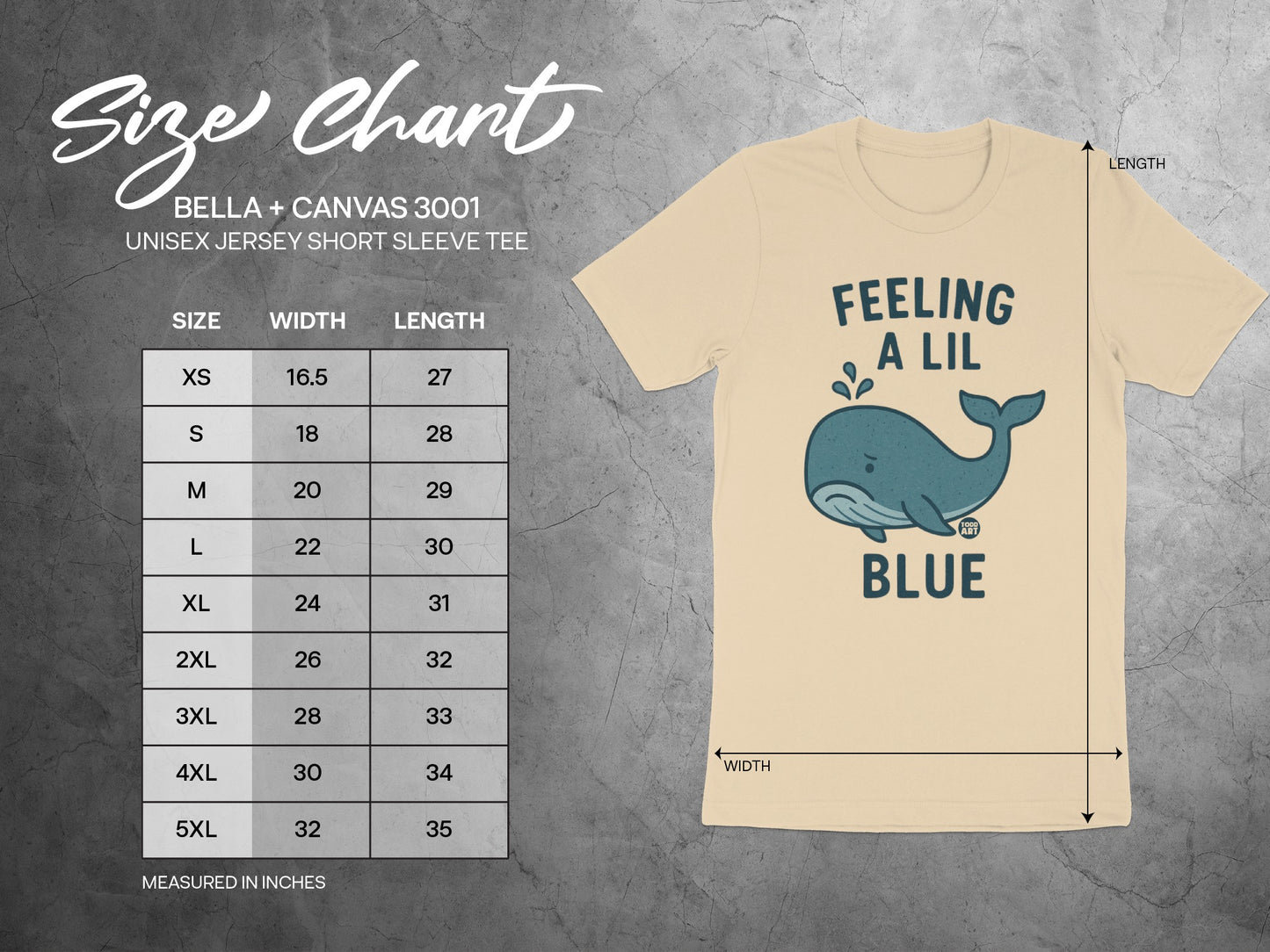 Feeling a Lil Blue Print Unisex Jersey Shirt