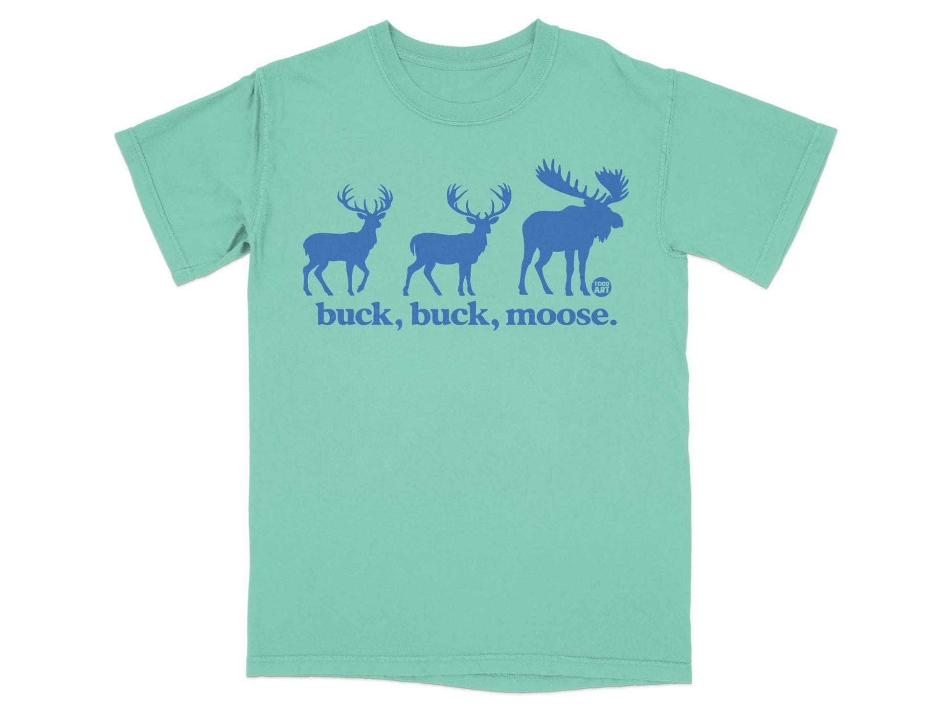 Buck Buck Moose Graphic T-Shirt Fun Animal Design