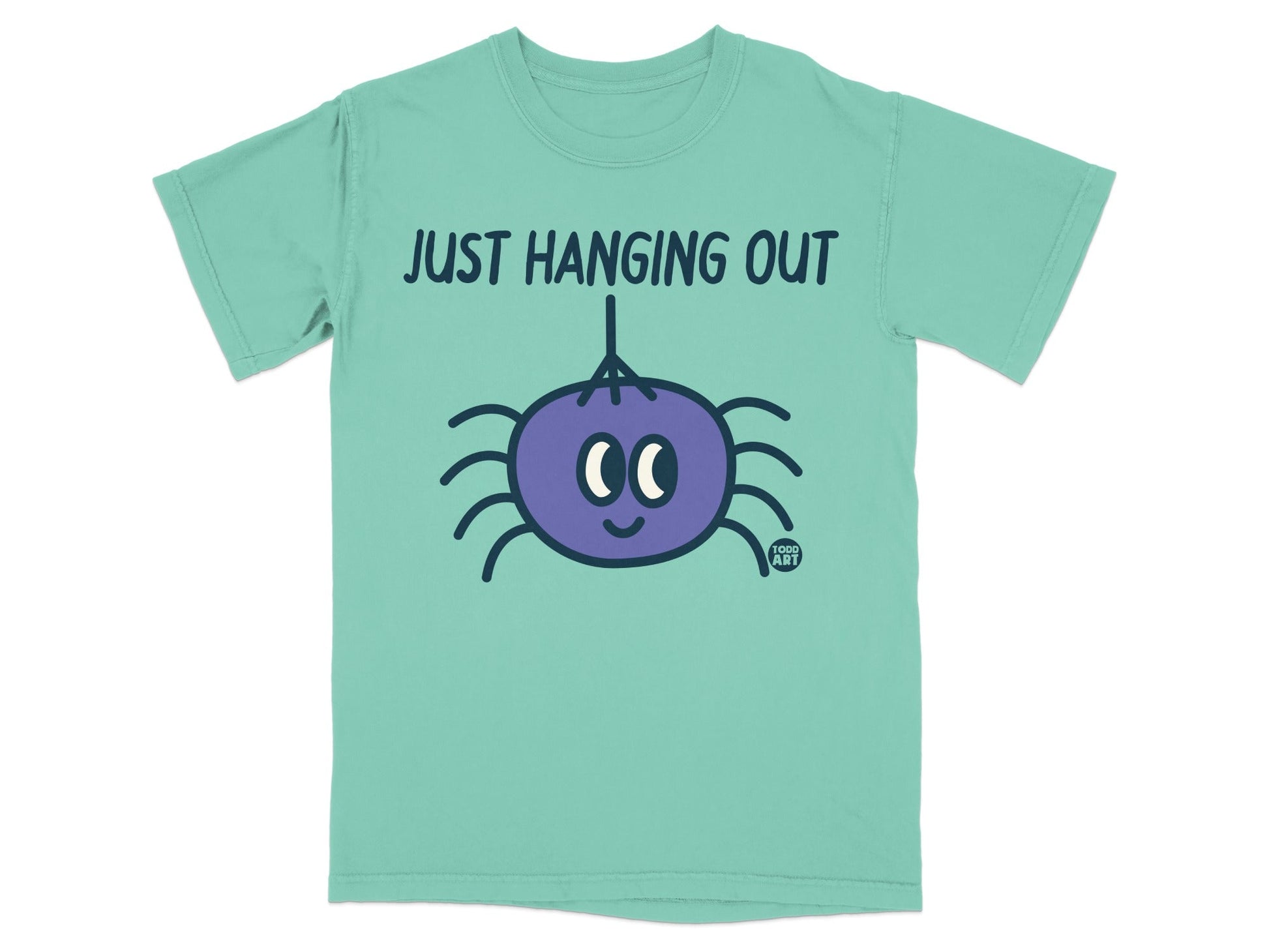 Just Hanging Out Spider Graphic T-Shirt