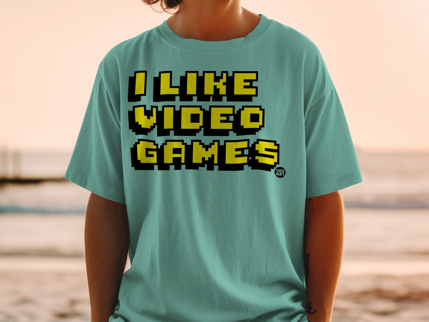I Like Video Games Retro Gamer Graphic T-shirt