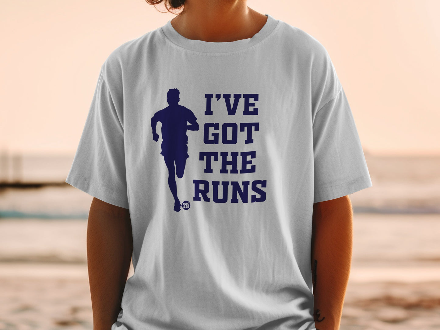 I'VE GOT THE RUNS Runner Silhouette Todd Art product type