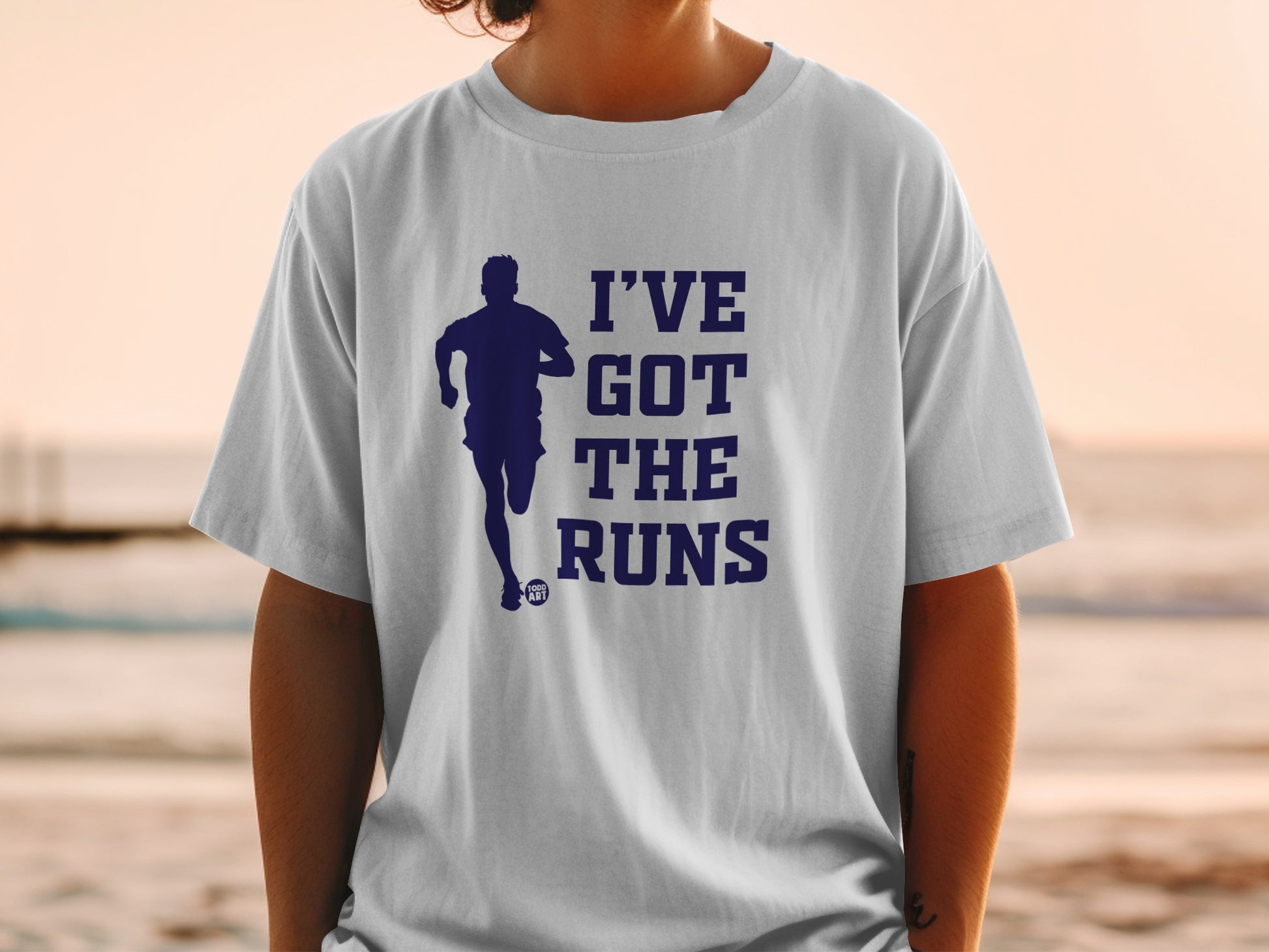 I'VE GOT THE RUNS Runner Silhouette Todd Art product type