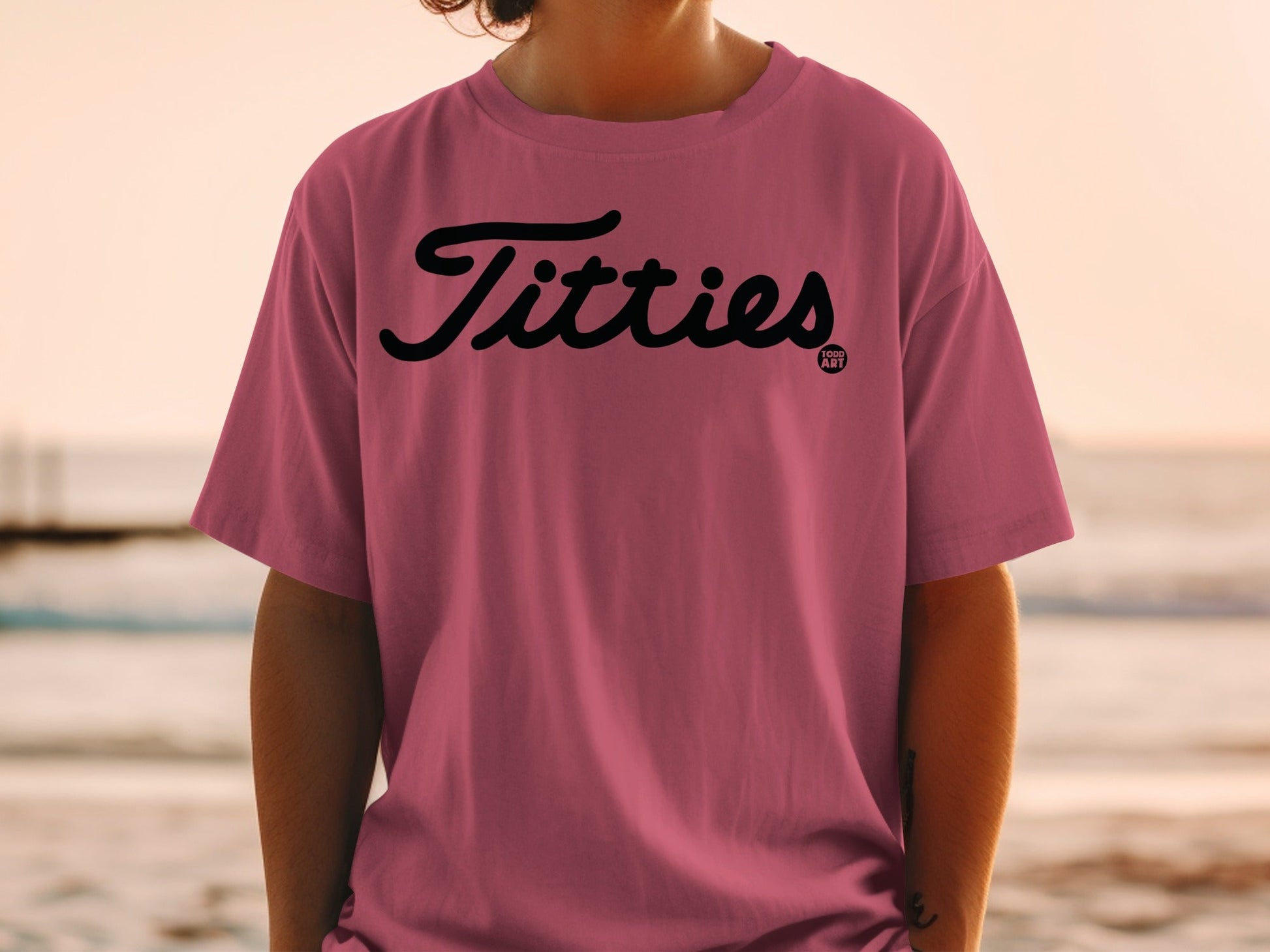 Casual Titties Graphic Tee for Beach and Everyday Wear