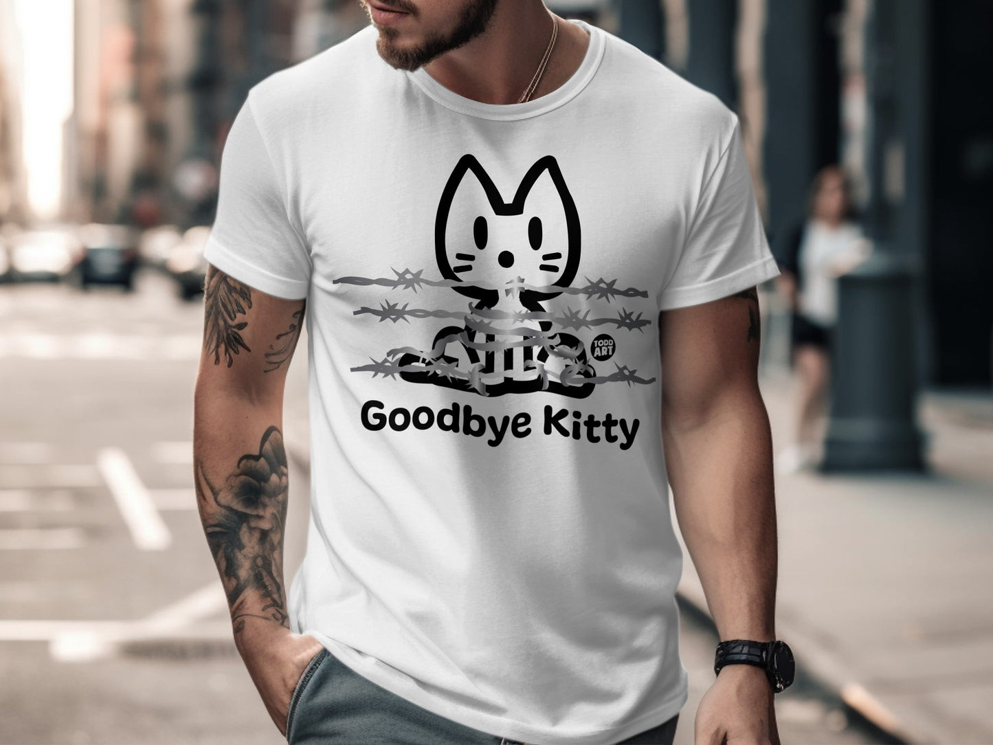 Goodbye Kitty Casual Graphic T-Shirt product