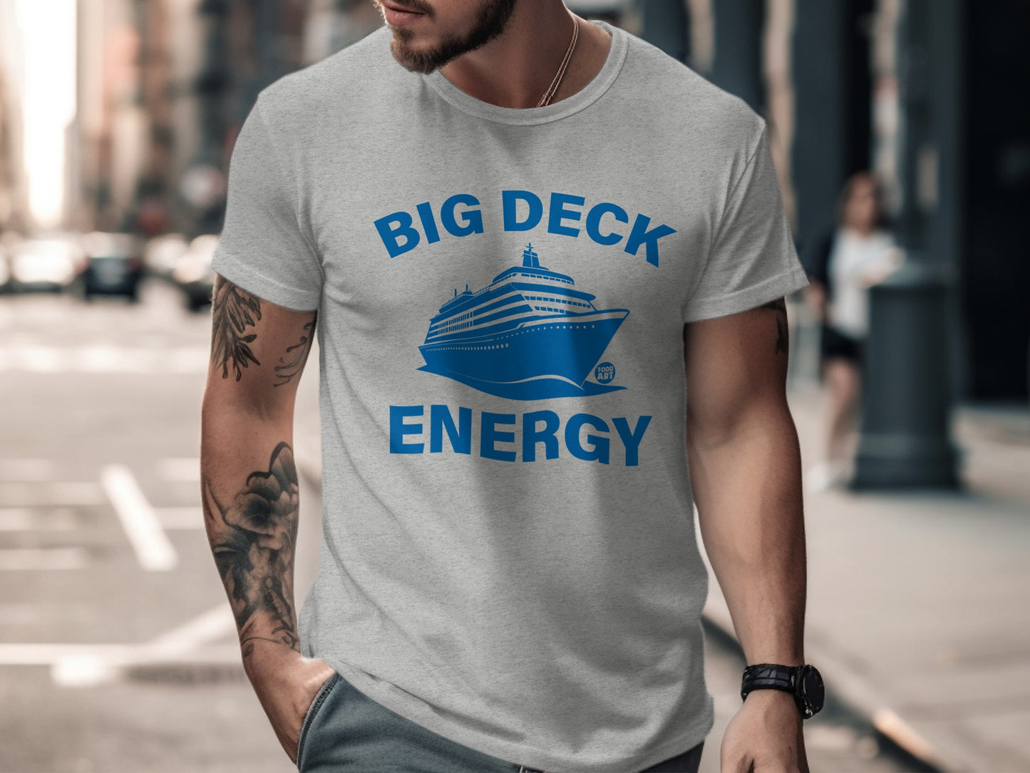 Big Deck Energy Cruise Ship Graphic T-Shirt