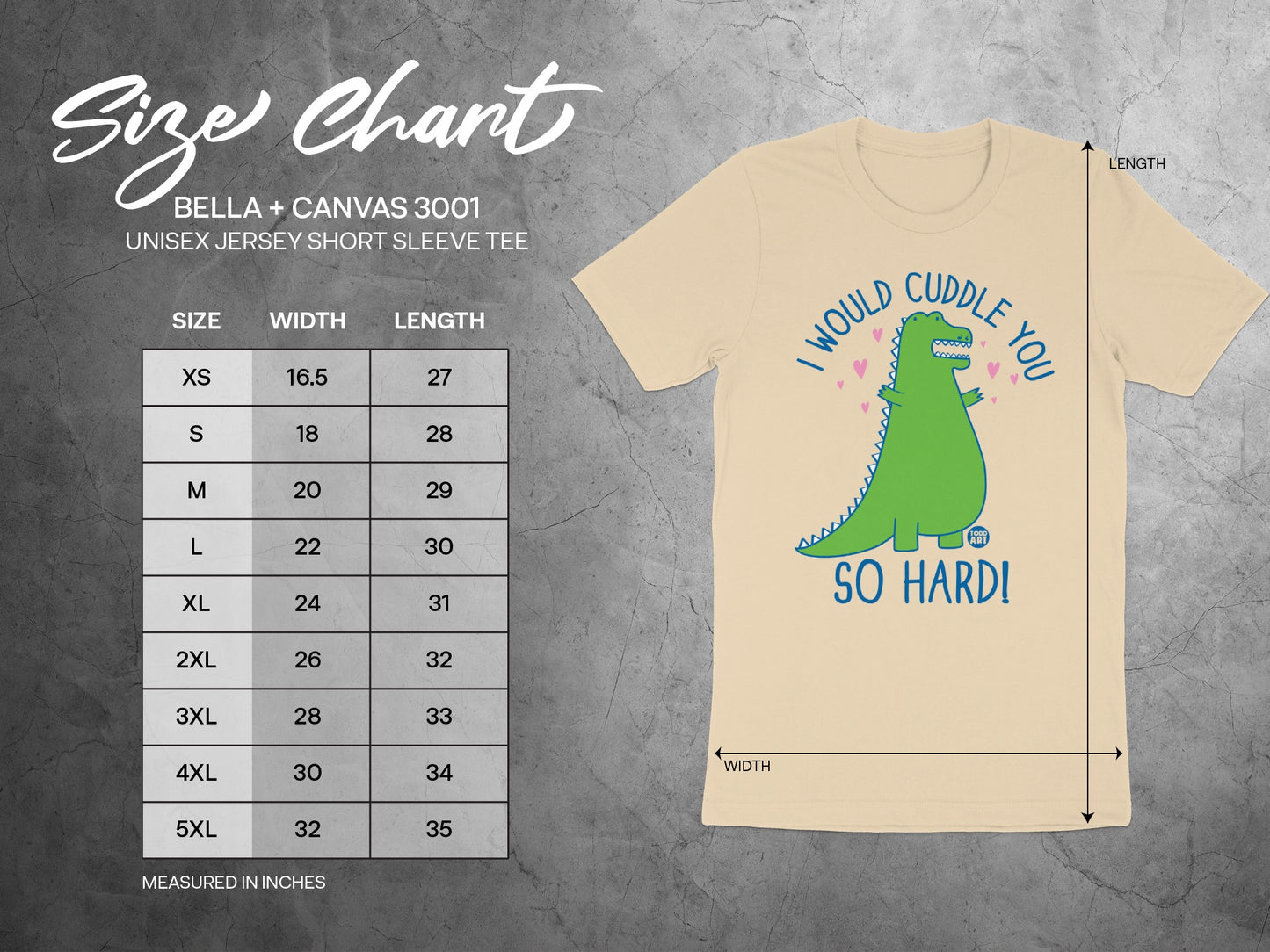 I Would Cuddle You So Hard Dinosaur T-Shirt product type