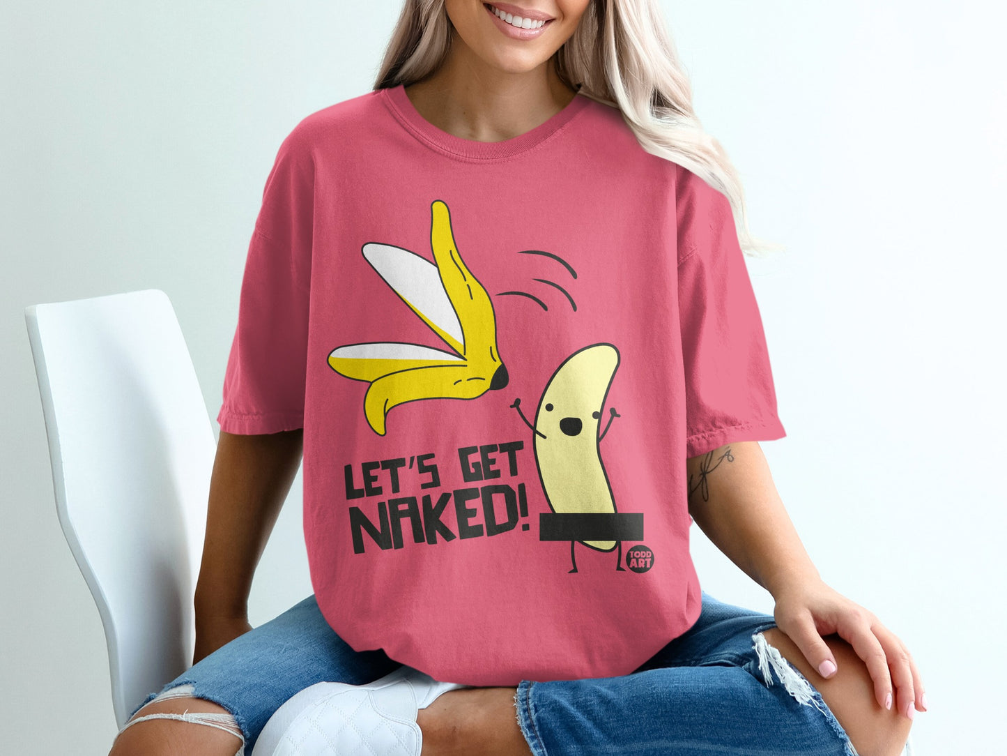 Funny Banana Naked Design Let's Get Naked product type
