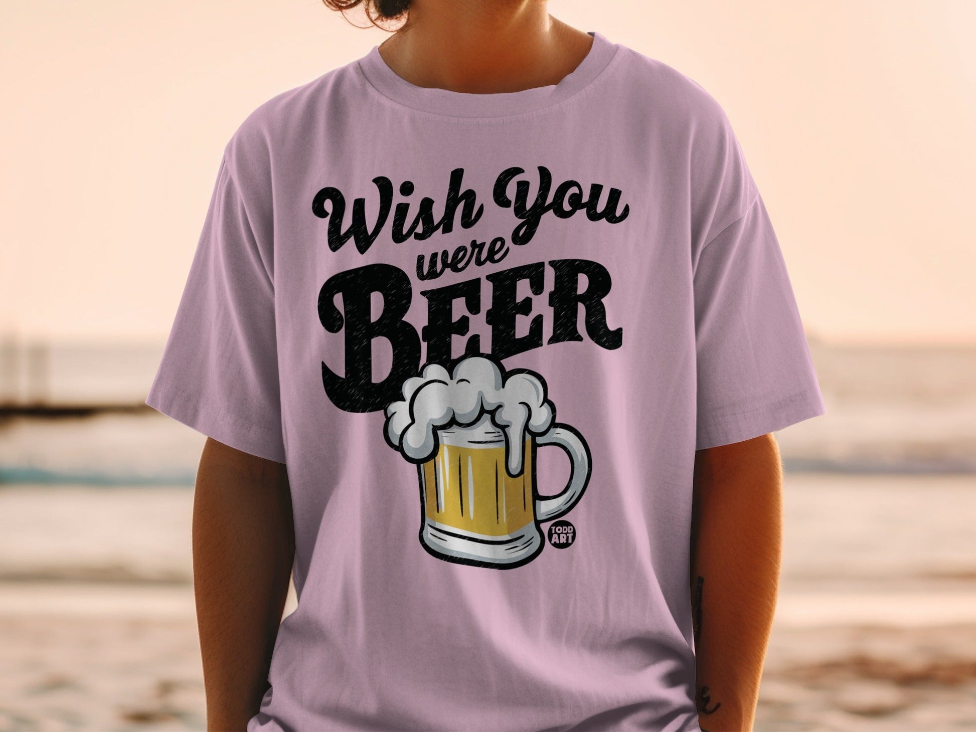 Wish You Were Beer Graphic T-Shirt