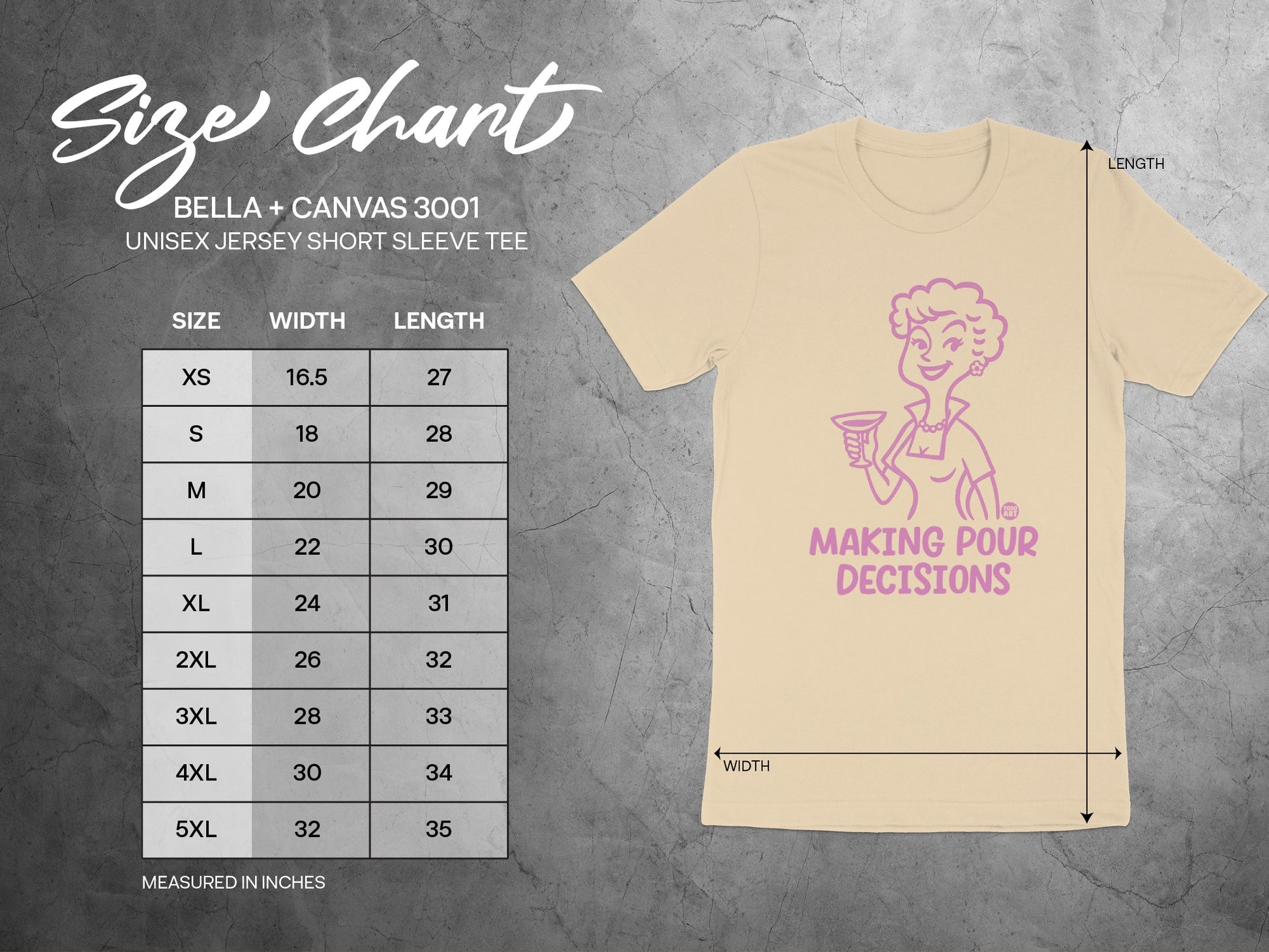 Making Pour Decisions Unisex Jersey Short Sleeve Tee product type
