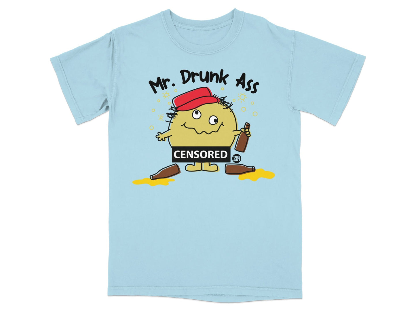 Mr. Drunk Ass Censored Graphic T-shirt