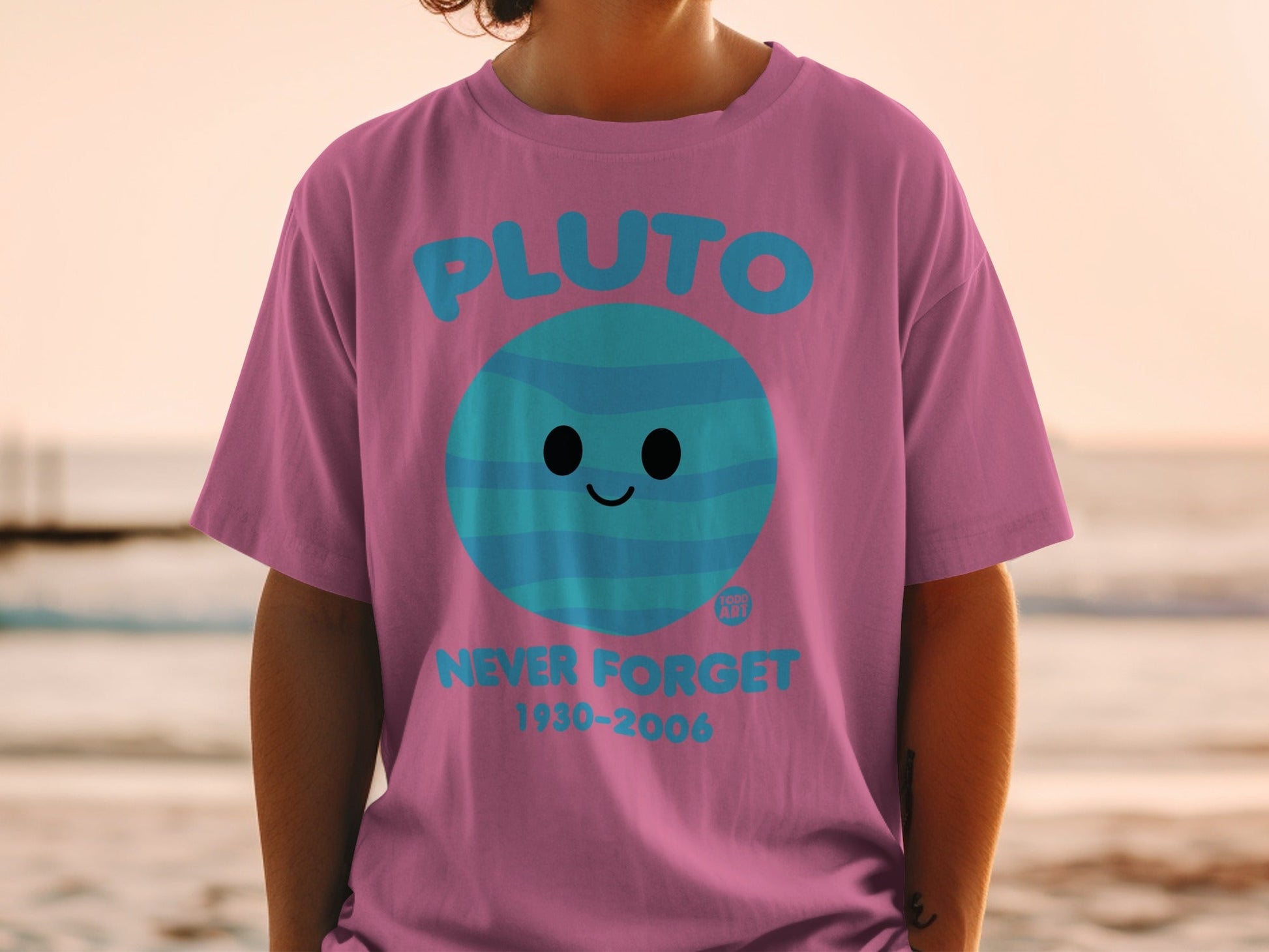 Pluto Never Forget 1930-2006 Cute Graphic T-Shirt