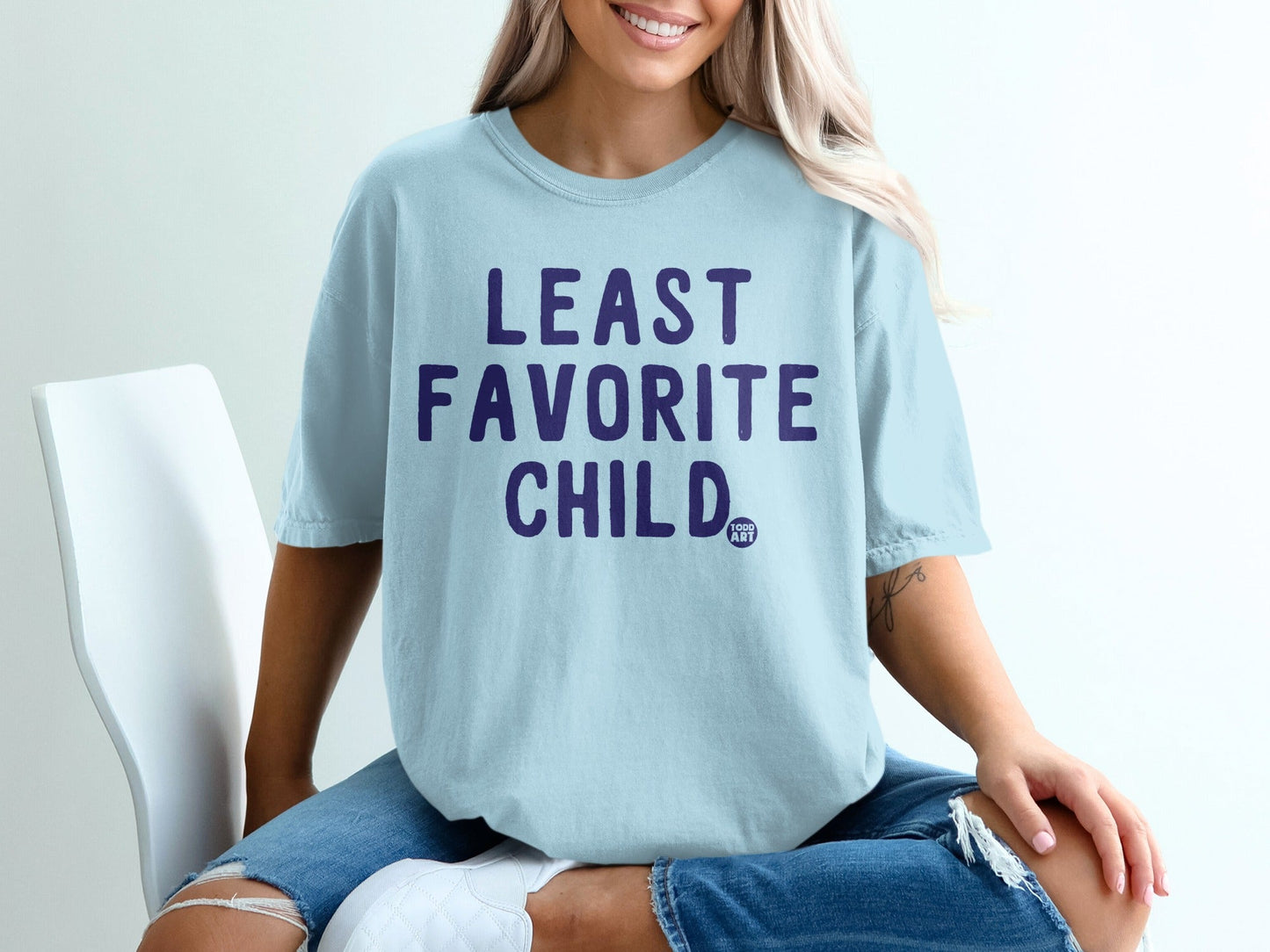 Least Favorite Child Funny Graphic T-Shirt
