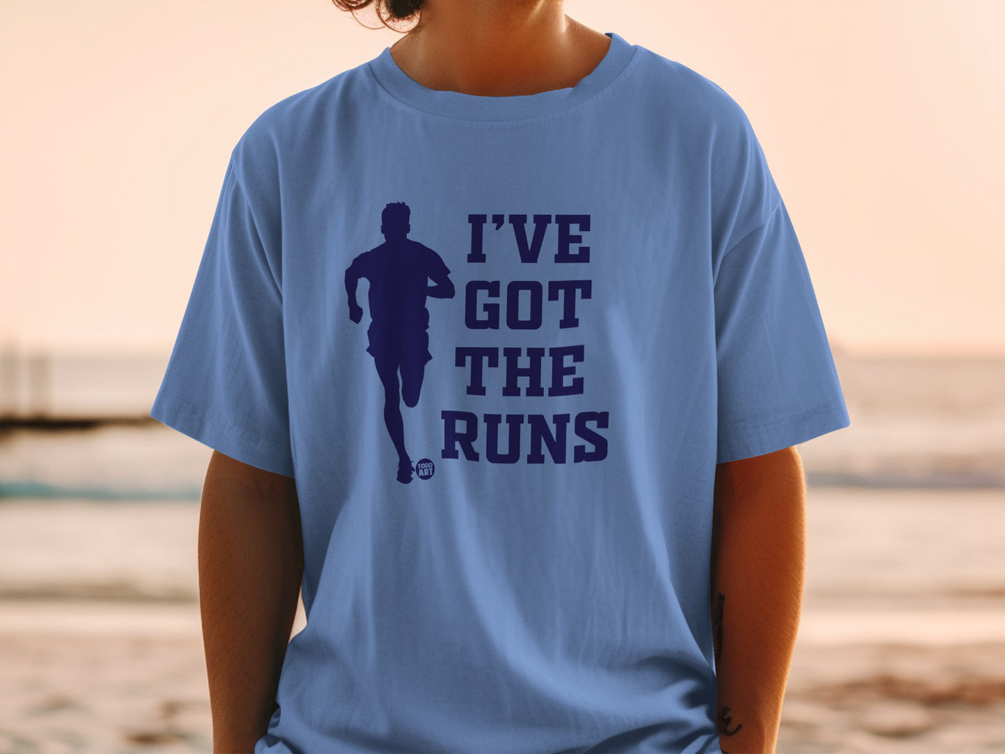 Funny Runner I've Got The Runs Blue Running T-Shirt