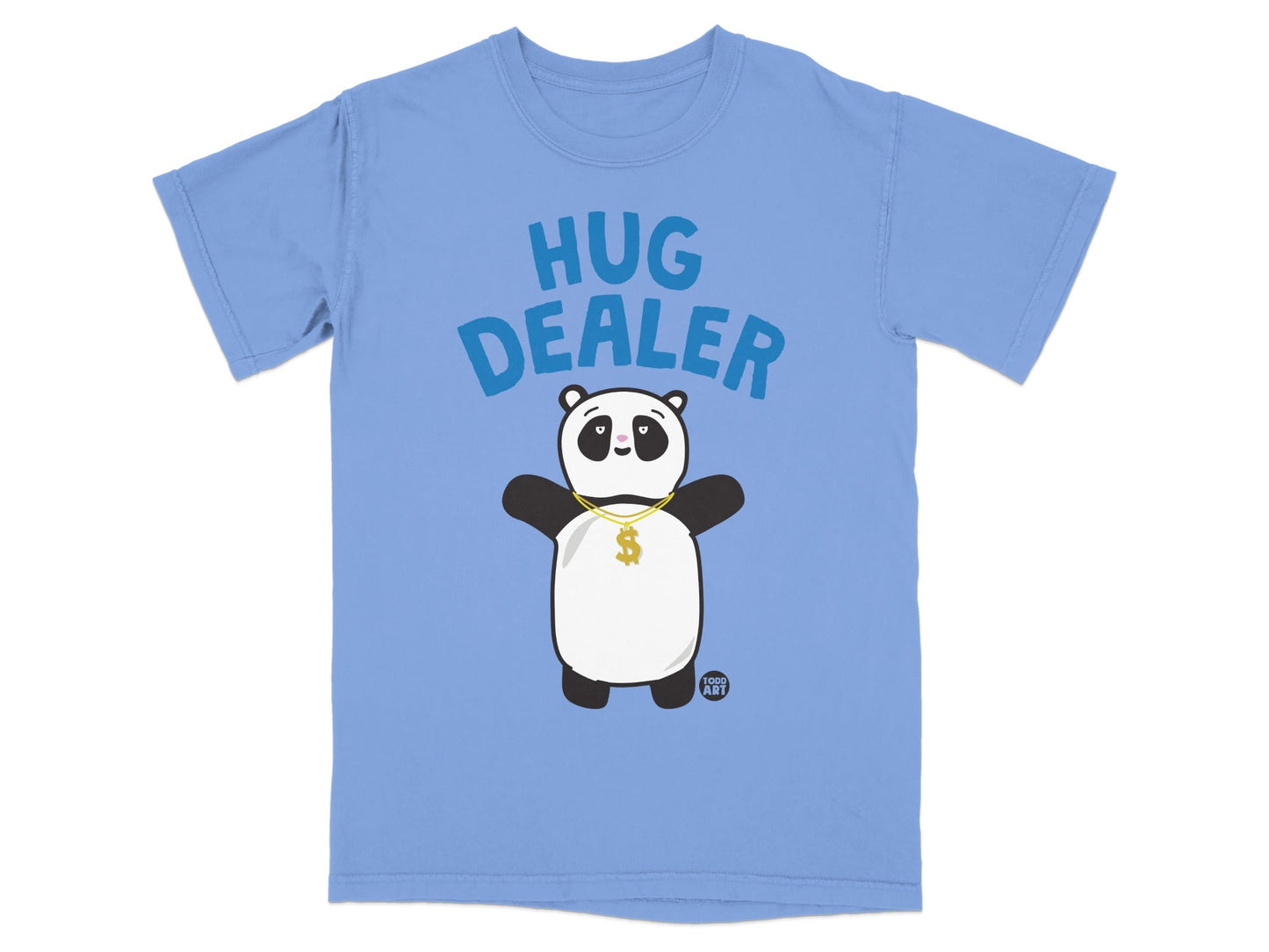 Hug Dealer Panda Design Graphic T-Shirt Product