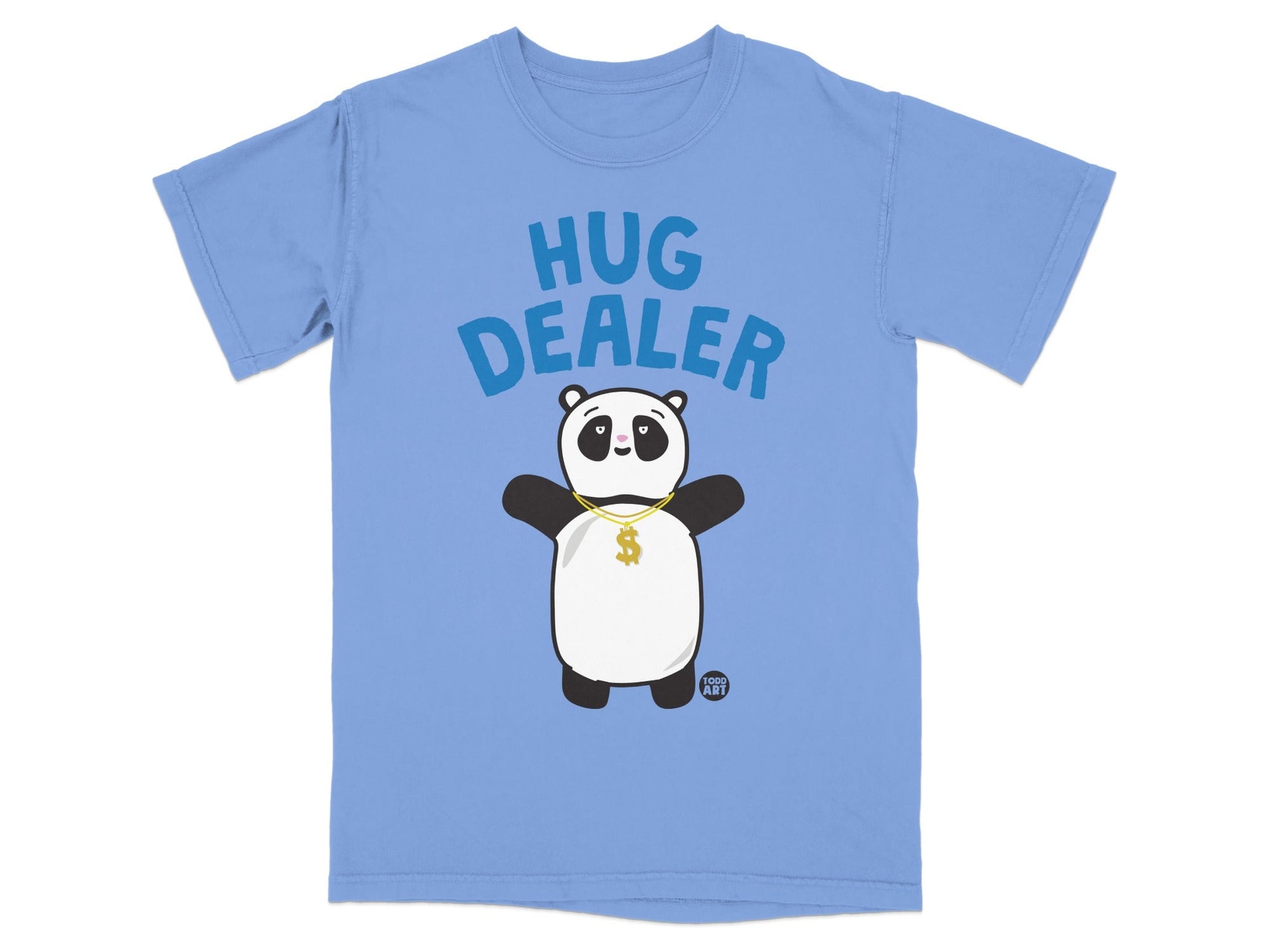 Hug Dealer Panda Design Graphic T-Shirt Product