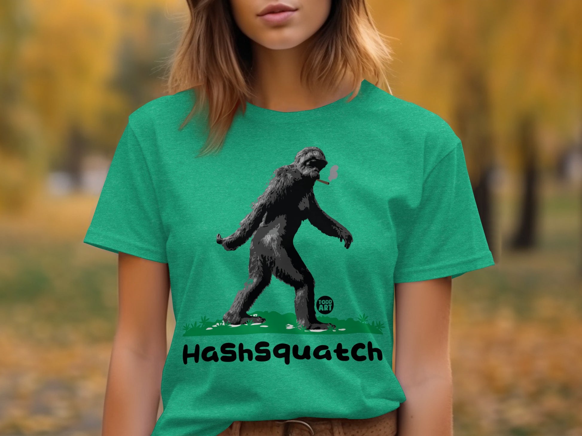 HashSquatch Graphic Design Short Sleeve Shirt